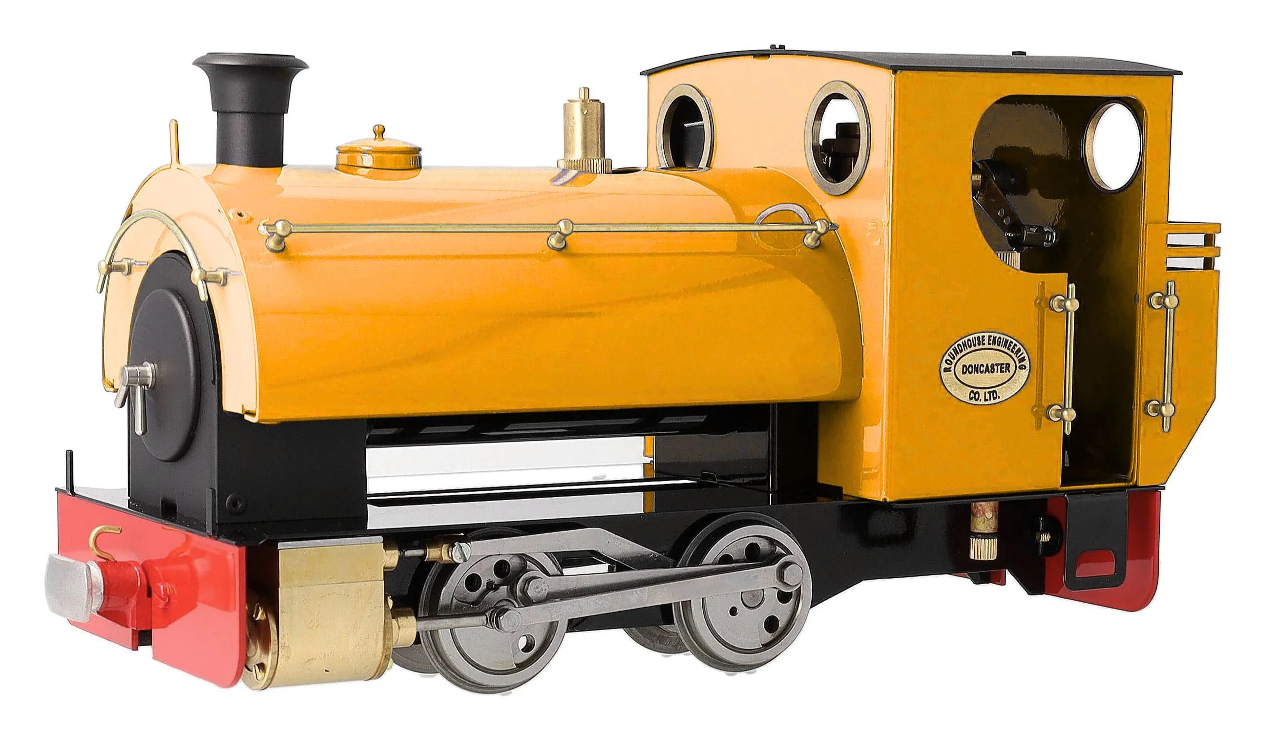 0-4-0 Saddle Tank 'Peggie' Yellow (Manual) Steam Locomotive