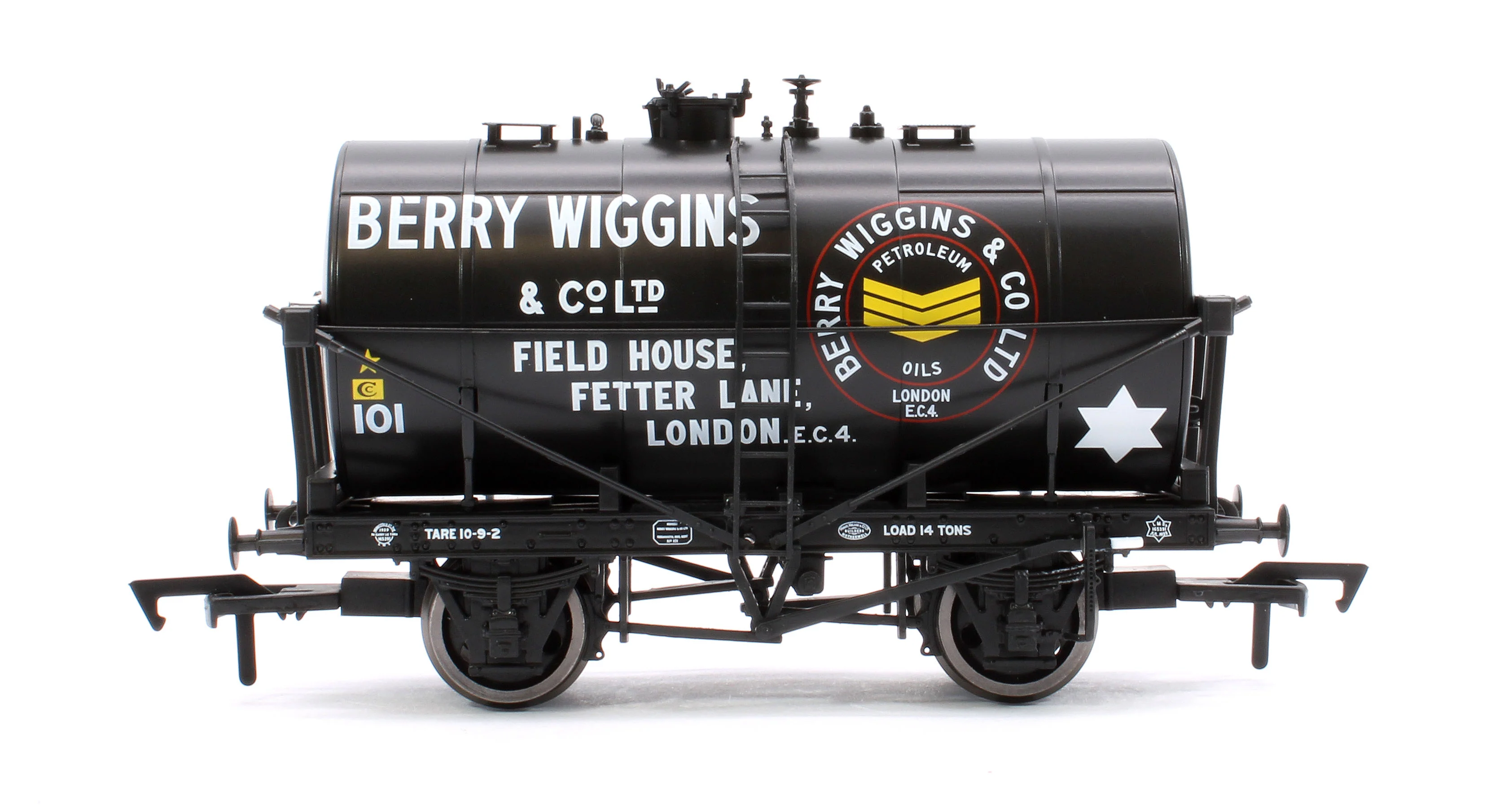 4F-059-005 14T Tank Wagon Class B Berry Wiggins Black 101 - Image 2