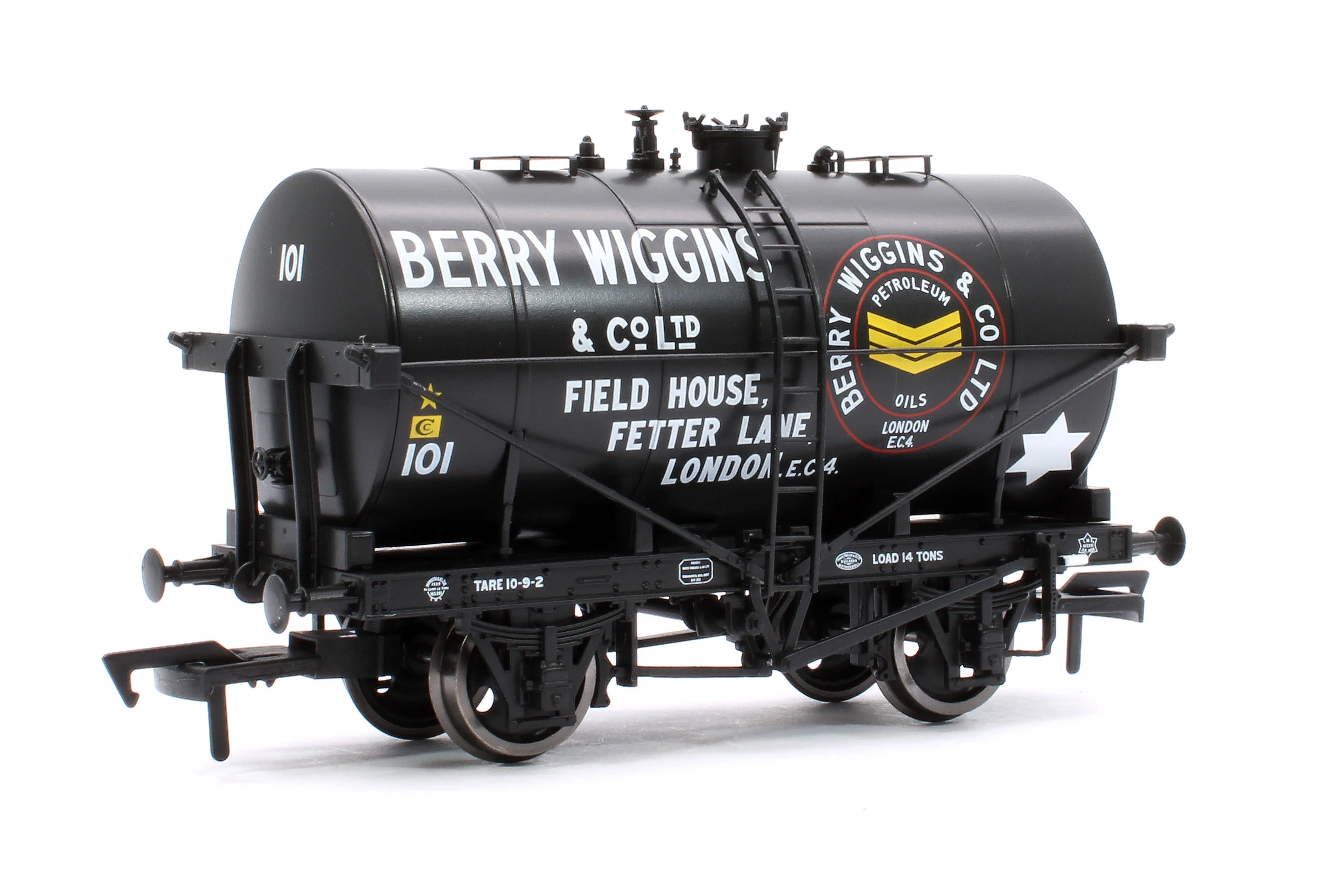 4F-059-005 14T Tank Wagon Class B Berry Wiggins Black 101 - Image 3