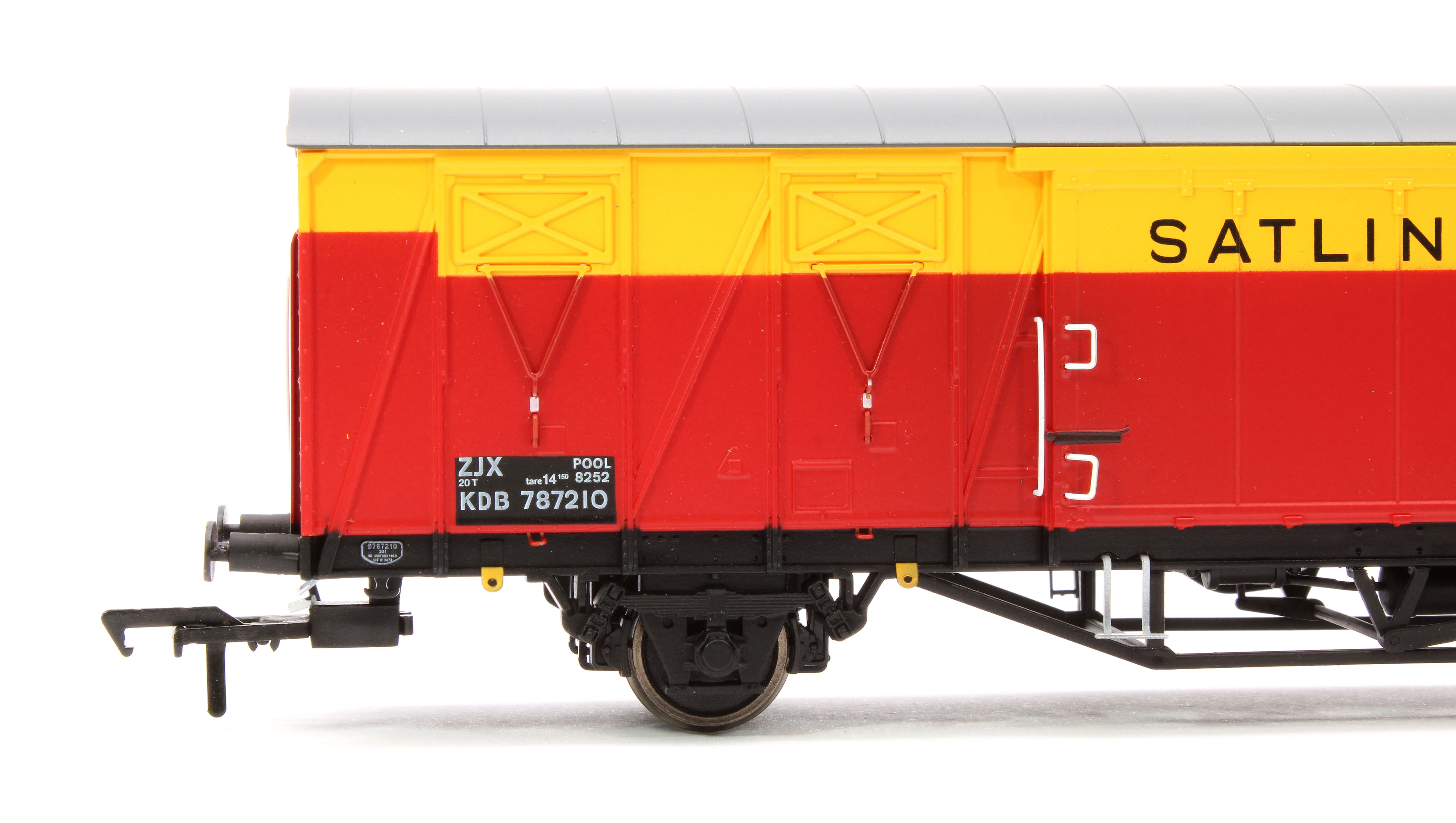 S4301-11 20T VIX Ferry Van , ZJX, No.KDB787210, Satlink Red/Yellow - Image 4