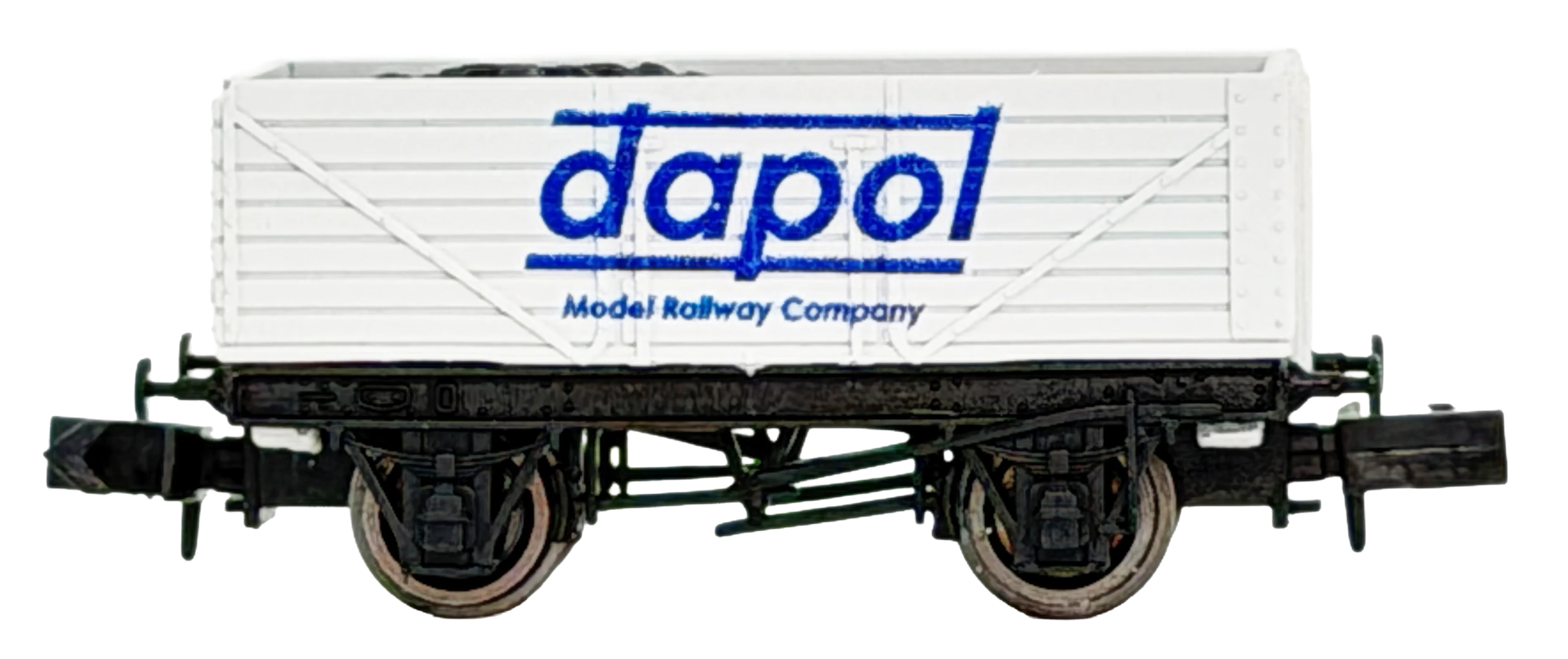 2F-071-133 7 Plank Dapols Present Logo - Weathered