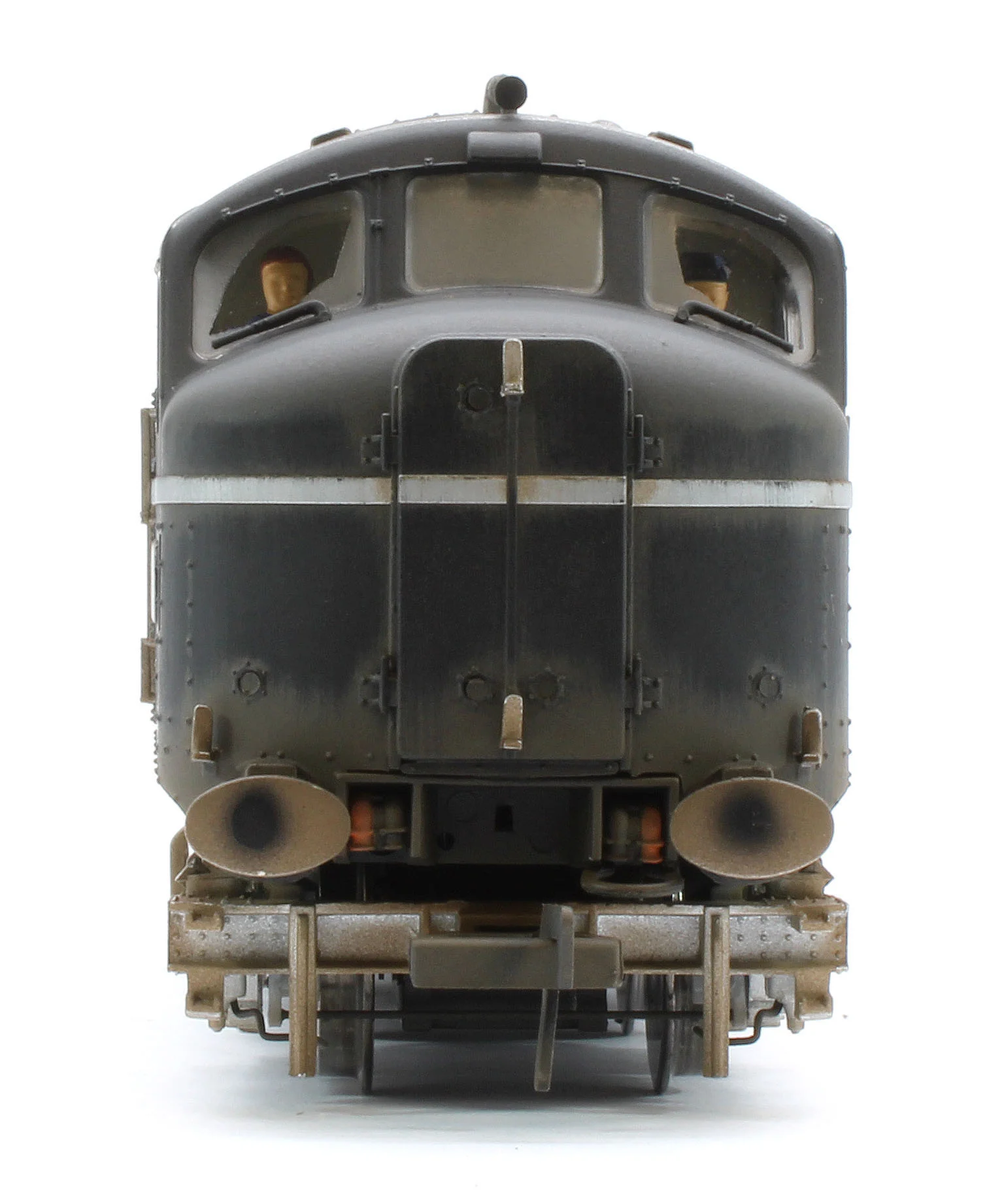 31-999ZW Bespoke Weathered LMS 10000 Black & Chrome With LMS Lettering Diesel Locomotive - Medium Weathered - Image 7