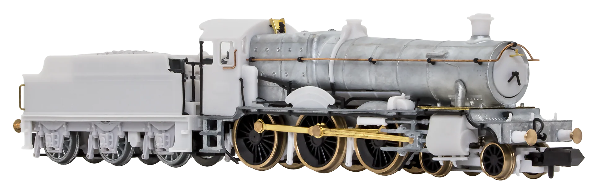 2S-001-010 4-6-0 Barcote Manor 7803 BR Lined Green Late Crest Steam Locomotive - Image 5