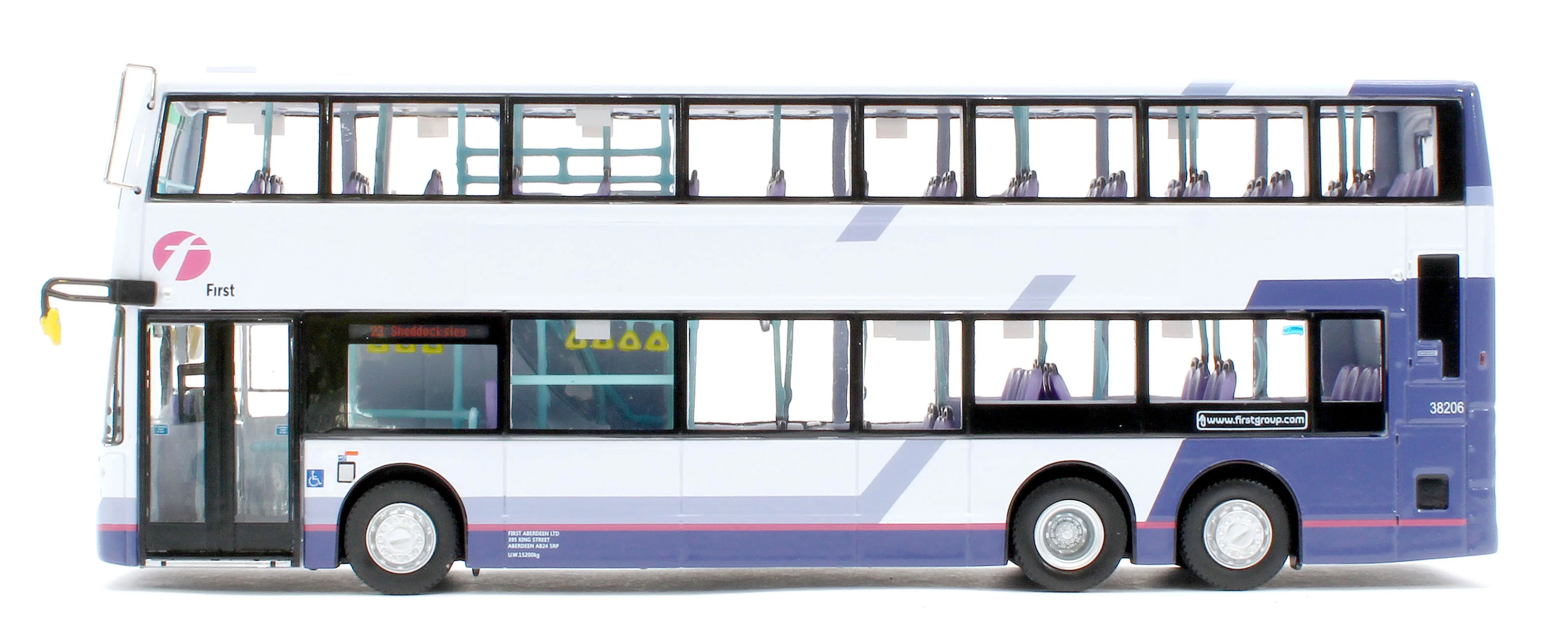 Dennis Trident ENVIRO500 Euro IV 12.1M First Bus Aberdeen Rt.23 - Sheddocksley - Image 2
