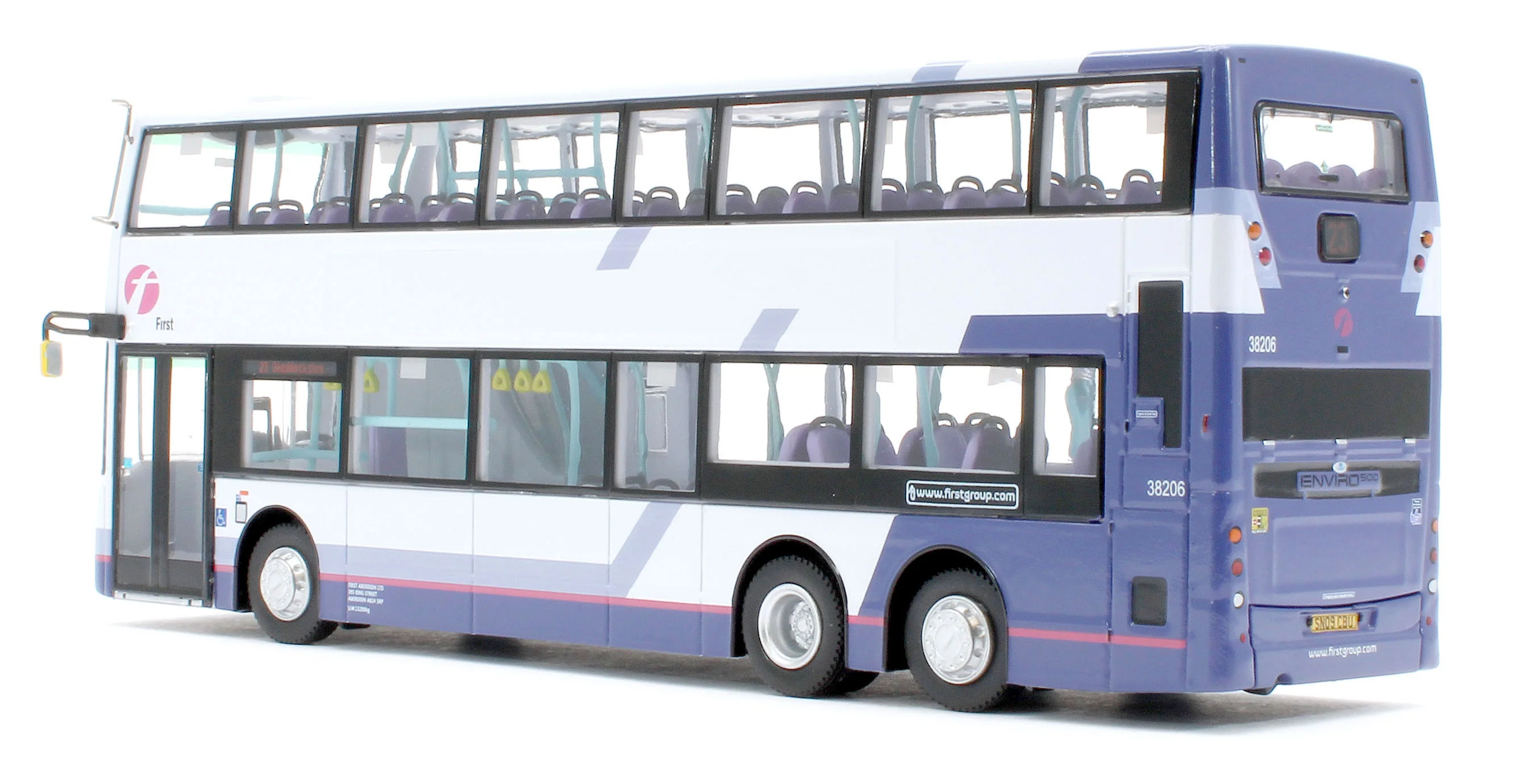 Dennis Trident ENVIRO500 Euro IV 12.1M First Bus Aberdeen Rt.23 - Sheddocksley - Image 3