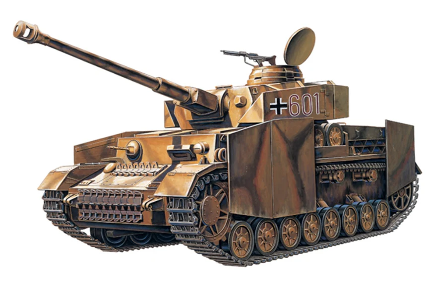 PKAY13233 Panzer IV H w/armour Model Kit