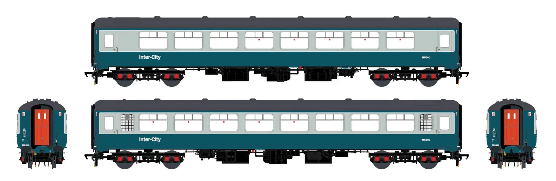 BR Mk.2c (large toilet window) TSO M5500 Blue/Grey w/InterCity