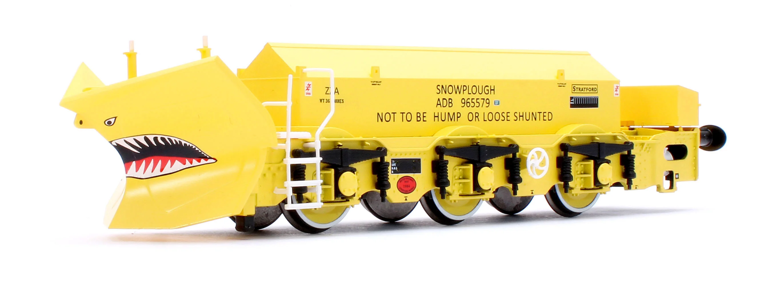 Beilhack Snowplough ZZA ADB965578/579 'Stratford Shark' BR yellow (ex Class 40) Twin Pack - Image 5