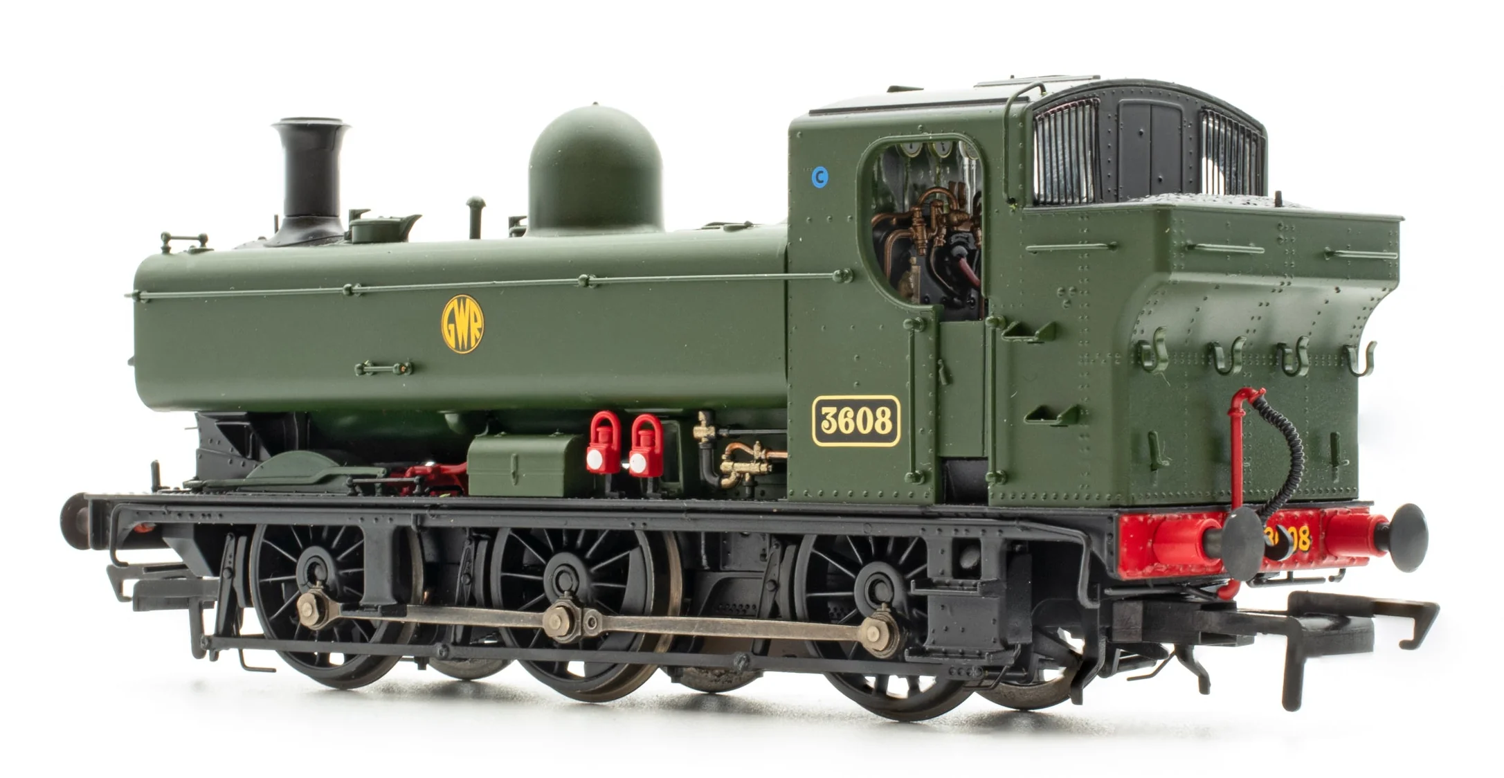 ACC3543 8750 Class Pannier Tank GWR Green Shirtbutton No.3608 Steam Locomotive - Image 2