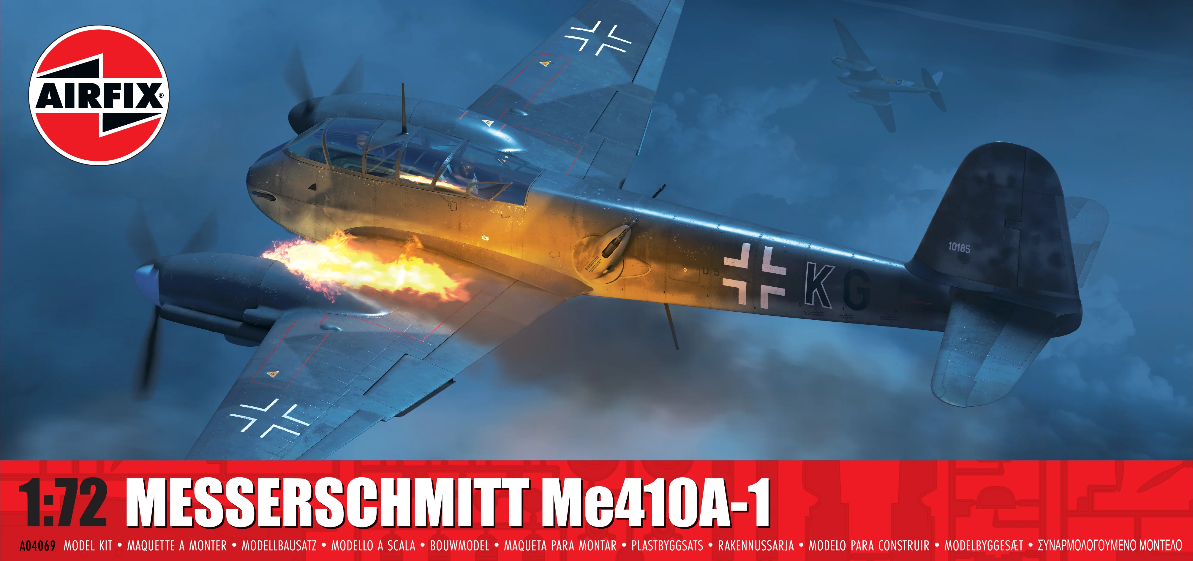 A04069 Messerschmitt Me410A-1 Model Kit