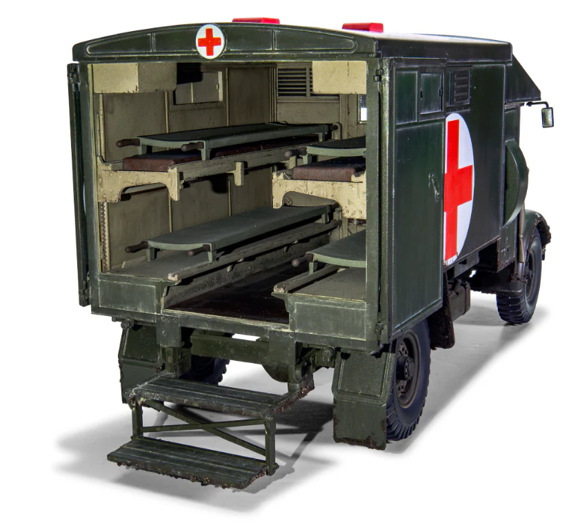 A1375 Austin K2/Y Ambulance Model Kit - Image 6