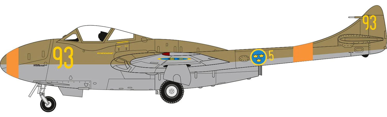 Swedish Air Force 100th Anniversary Set Model Kit - Image 6