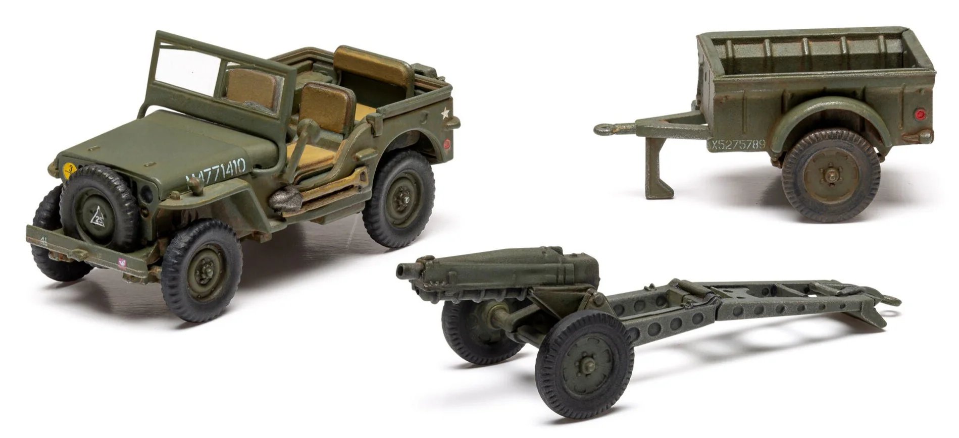 Hanging Gift Set - Willys MB Jeep Model Kit - Image 2