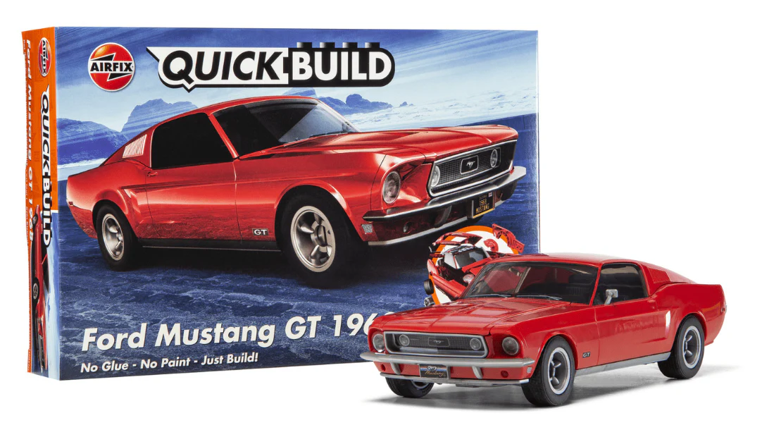 J6035 QUICKBUILD Ford Mustang GT 1968 Model Kit