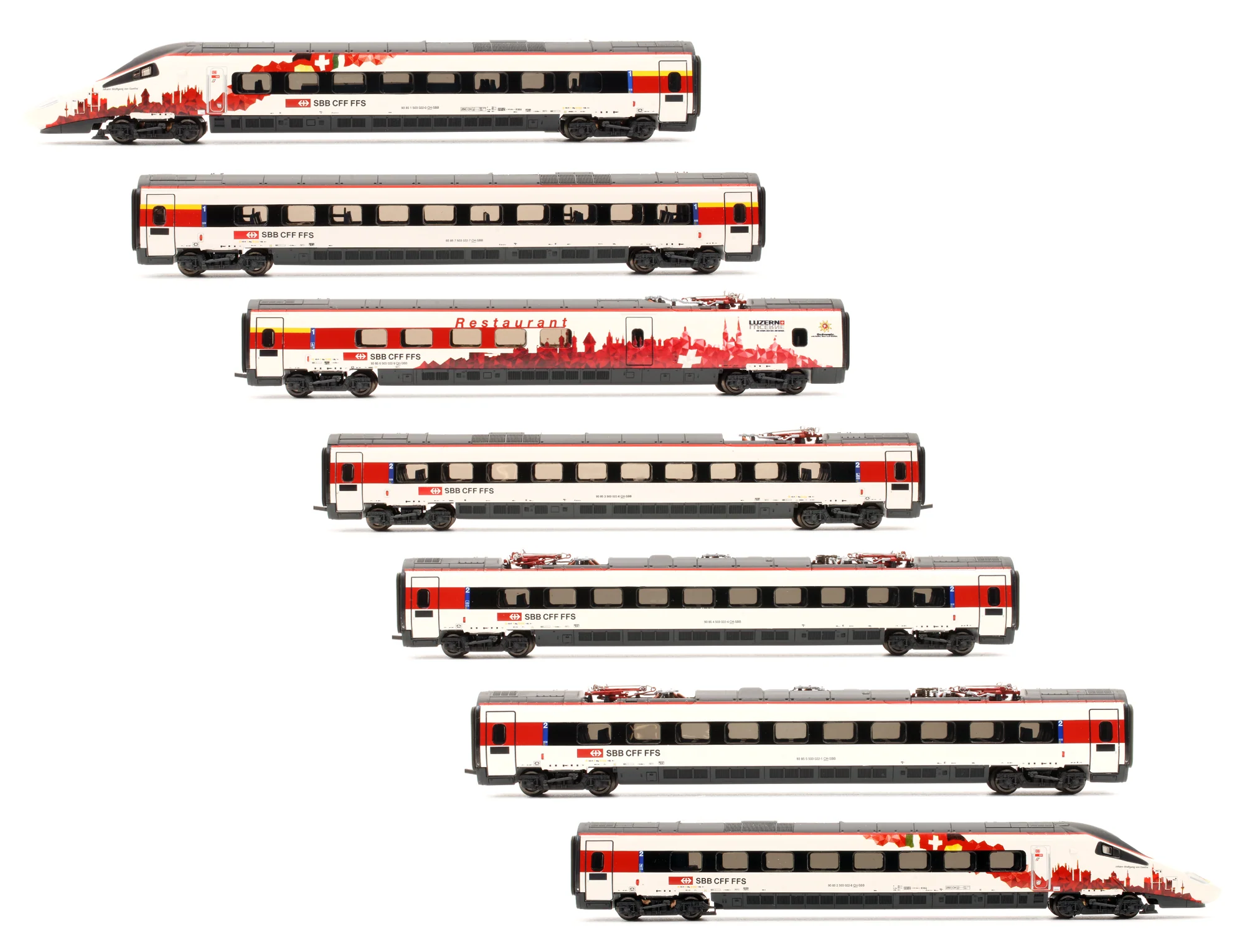 Pre-Owned SBB RABe 503 022-0 7 Car Electric Unit - DCC Sound