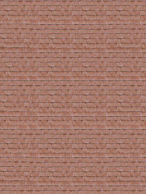 95247 Art Printers Building Material Red Roof Tiles