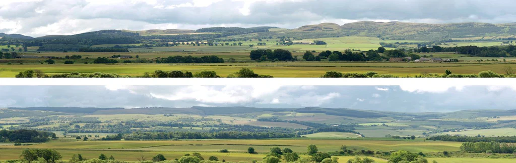 95336 Art Printers Premium Hills & Dales OO Gauge 9" Backscene
