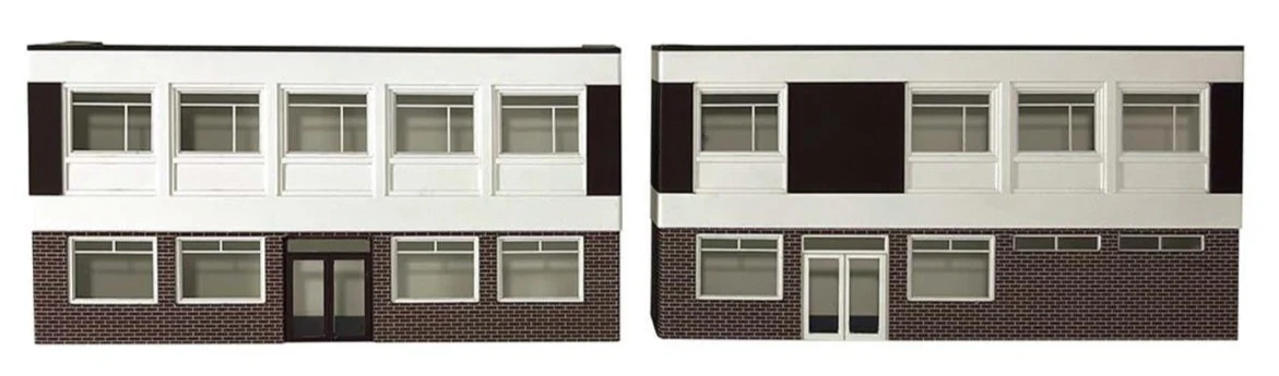 ATD021 Low Relief Office Block Model Kit