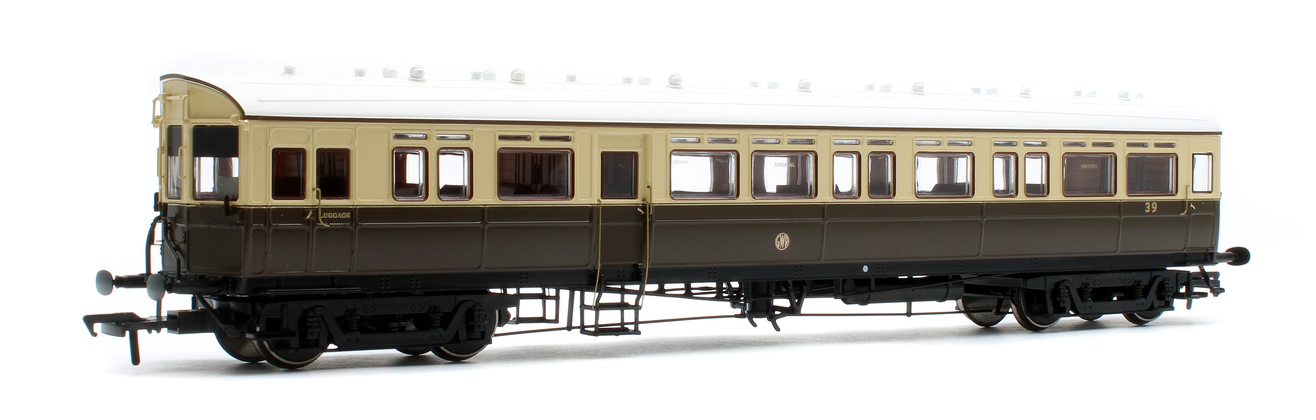4P-004-004S Autocoach GWR Shirt Button 39 Chocolate & Cream - DCC Sound - Image 2