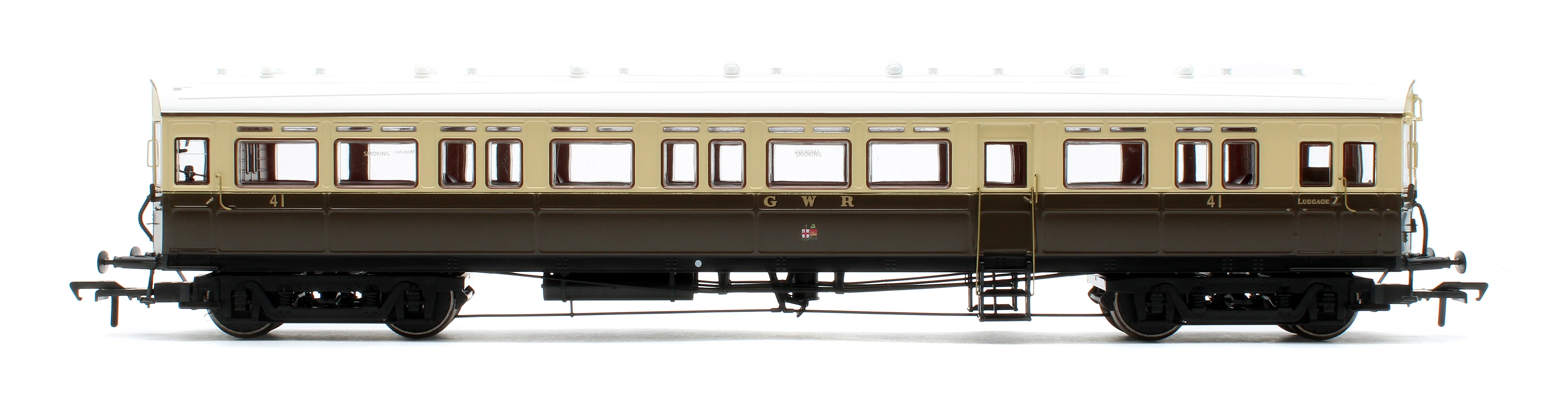 4P-004-003S Autocoach GWR Twin Cities Crest 41 Chocolate & Cream - DCC Sound - Image 3