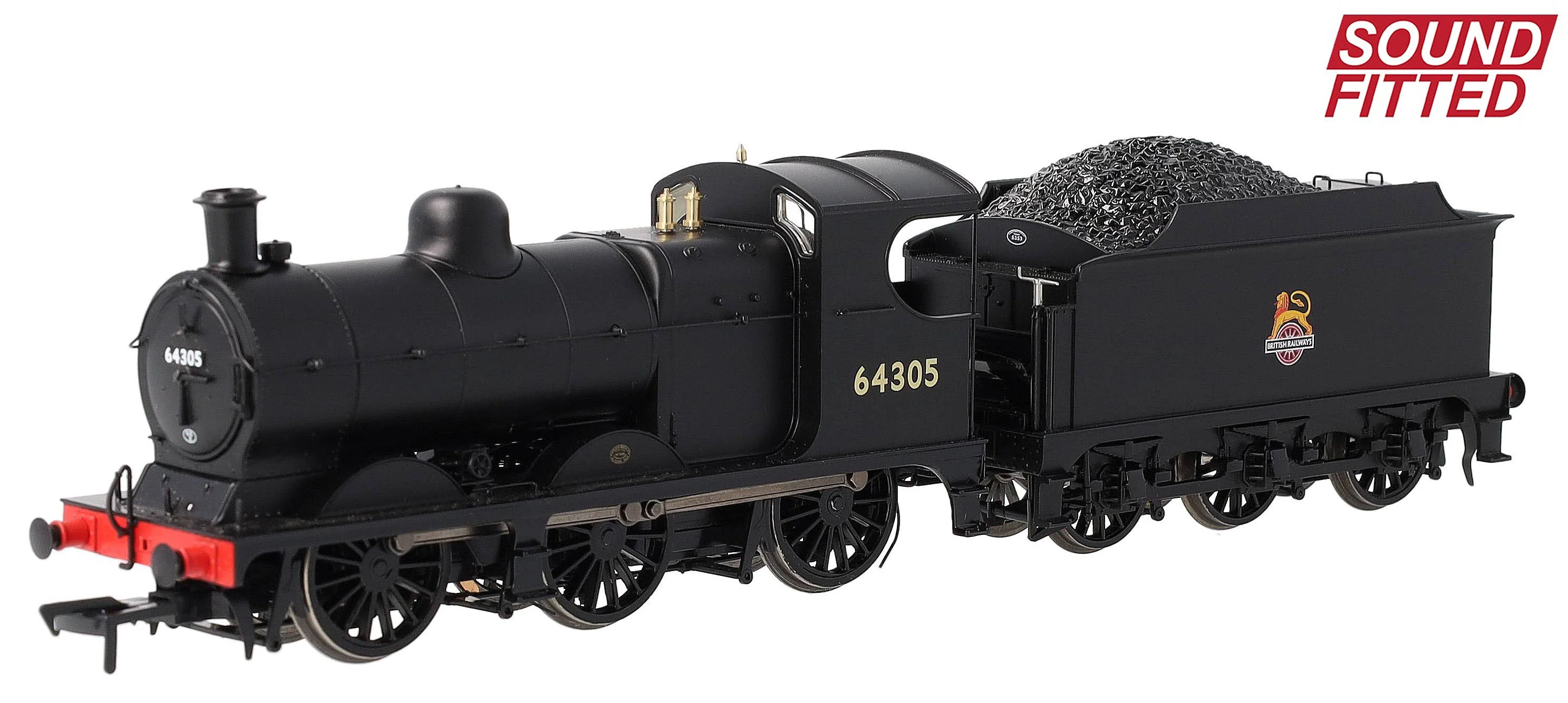 GCR 9J (J11) 64305 BR Black (Early Emblem) Steam Locomotive - DCC Sound