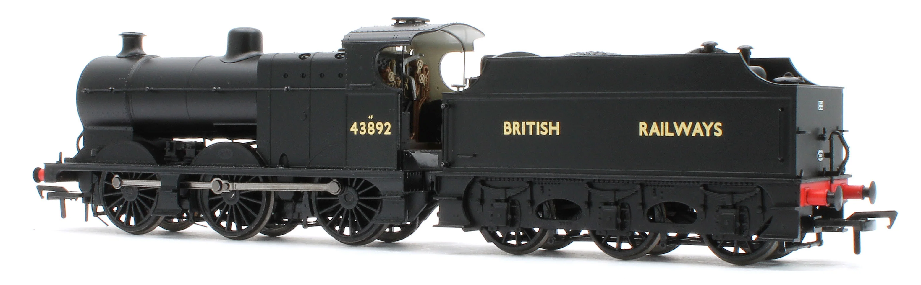 MR 3835 (4F) with Fowler Tender 43892 BR Black (British Railways) Steam Locomotive - DCC Sound - Image 3