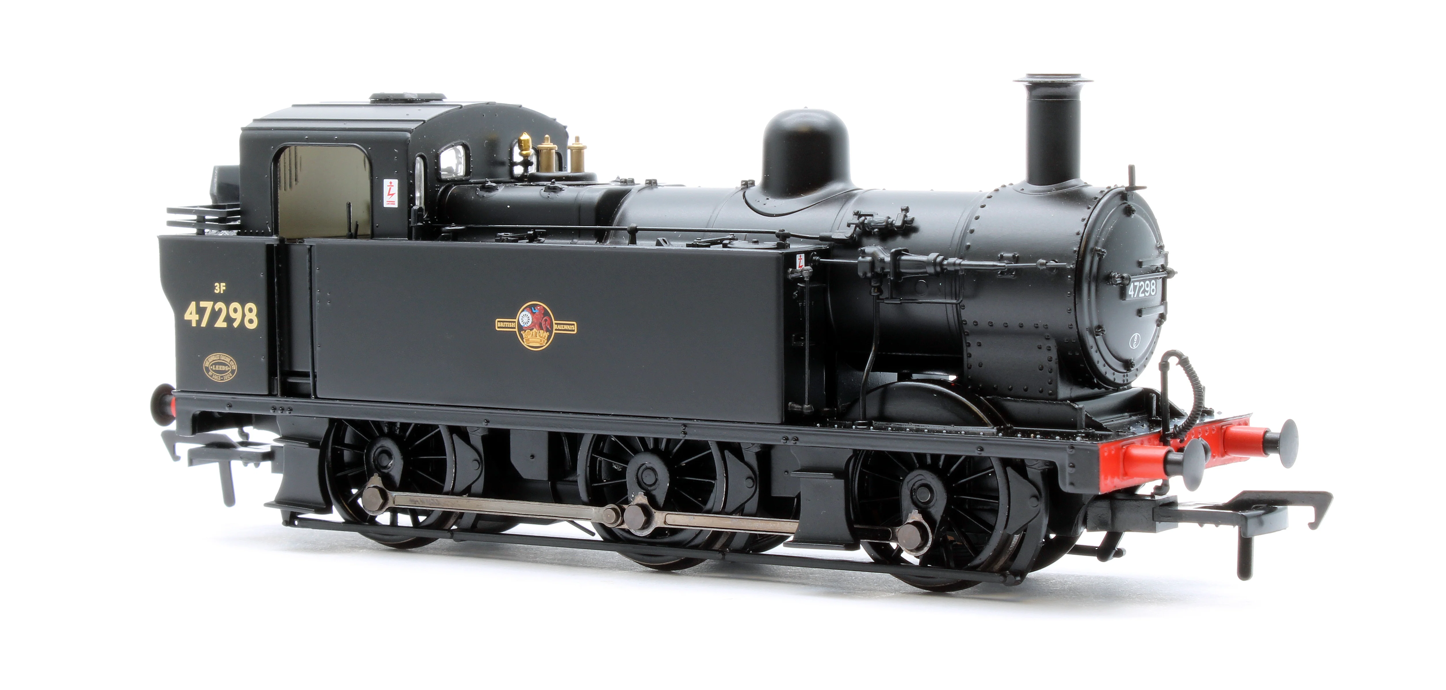 32-232A LMS Fowler 3F (Jinty) 47298 BR Black (Late Crest) Steam Locomotive - Image 2