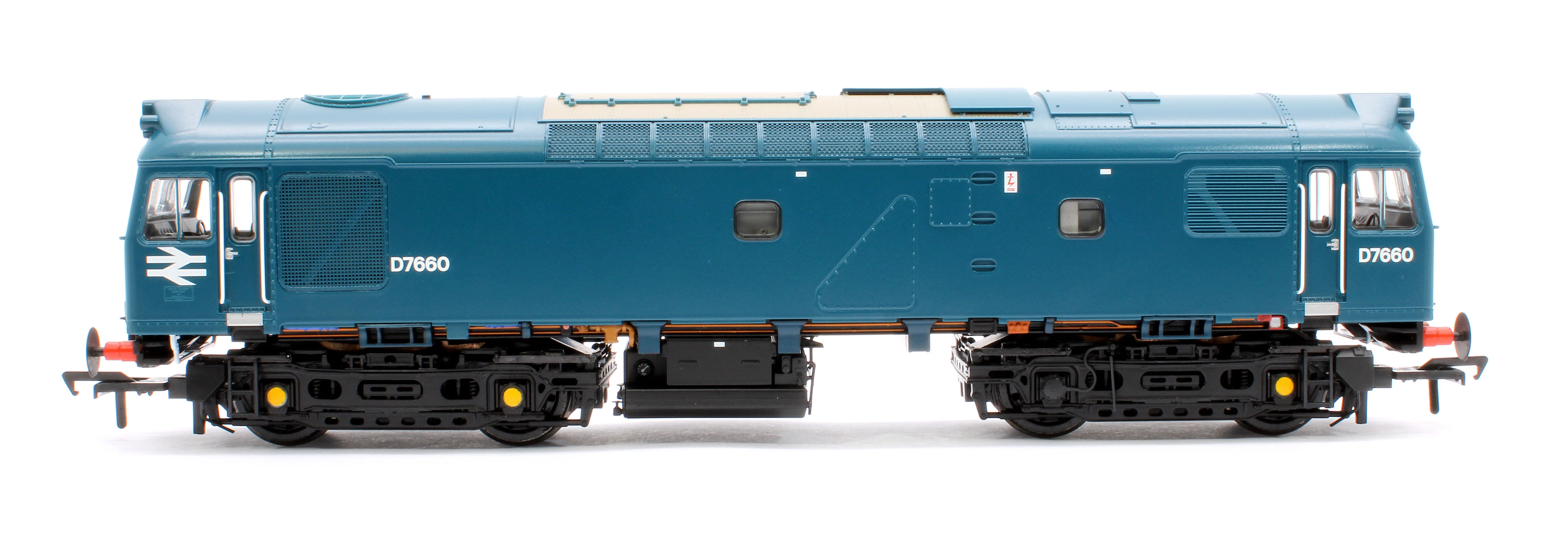 32-333SF Class 25/3 D7660 BR Blue (Small Yellow Panels) Diesel Locomotive - DCC Sound - Image 6