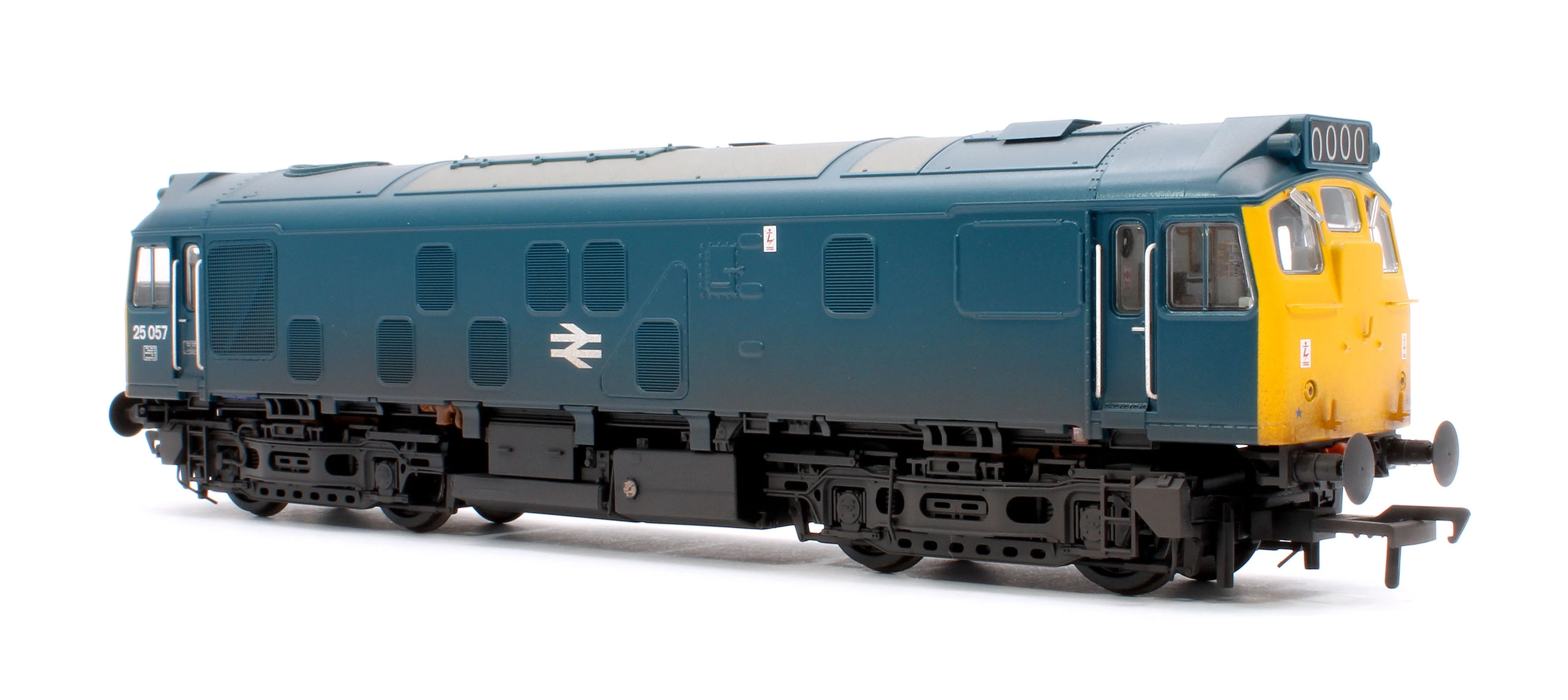 32-340SFX Class 25/1 25057 BR Blue Diesel Locomotive - DCC Sound Deluxe & Weathered - Image 3