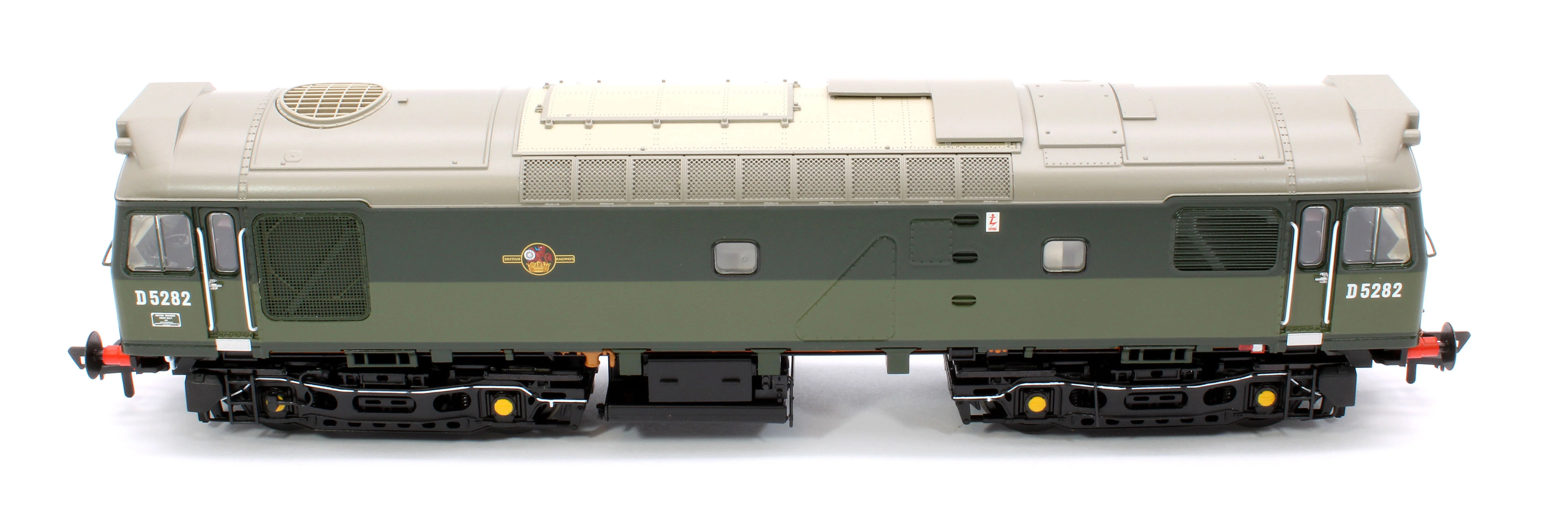 32-341SFX Class 25/2 D5282 in BR Two Tone Green livery with Small Yellow Panel Diesel Locomotive - DCC Sound Deluxe - Image 10