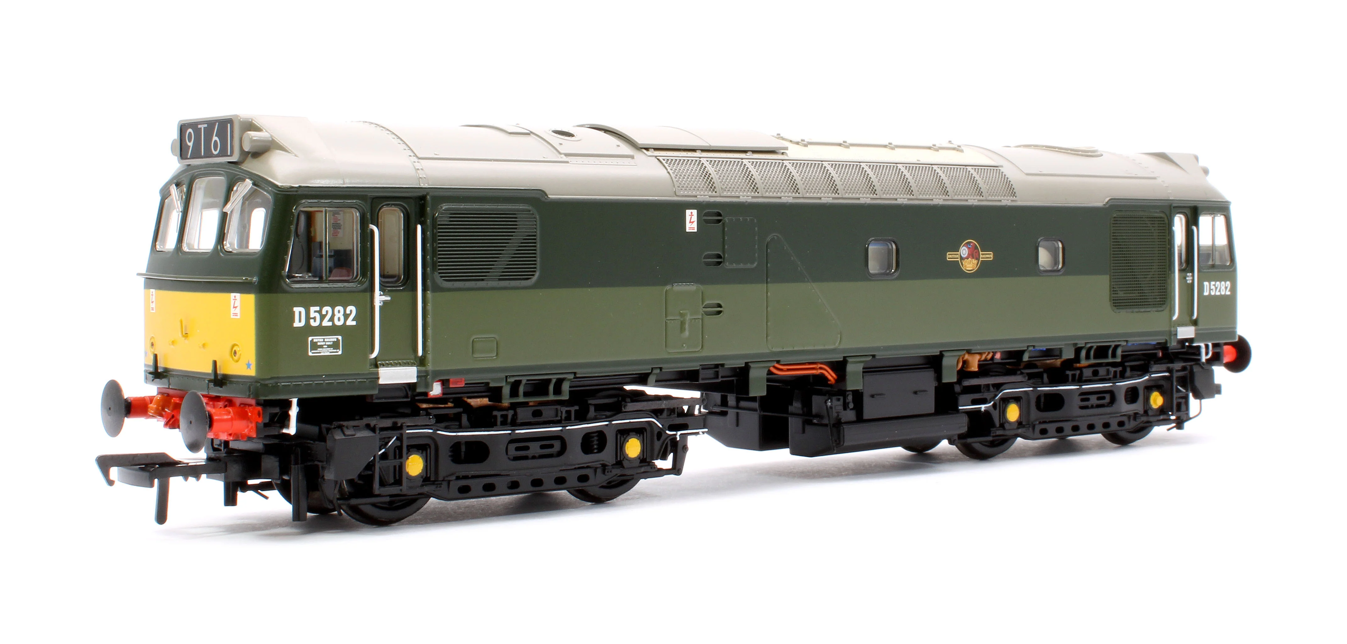 32-341SFX Class 25/2 D5282 in BR Two Tone Green livery with Small Yellow Panel Diesel Locomotive - DCC Sound Deluxe - Image 4