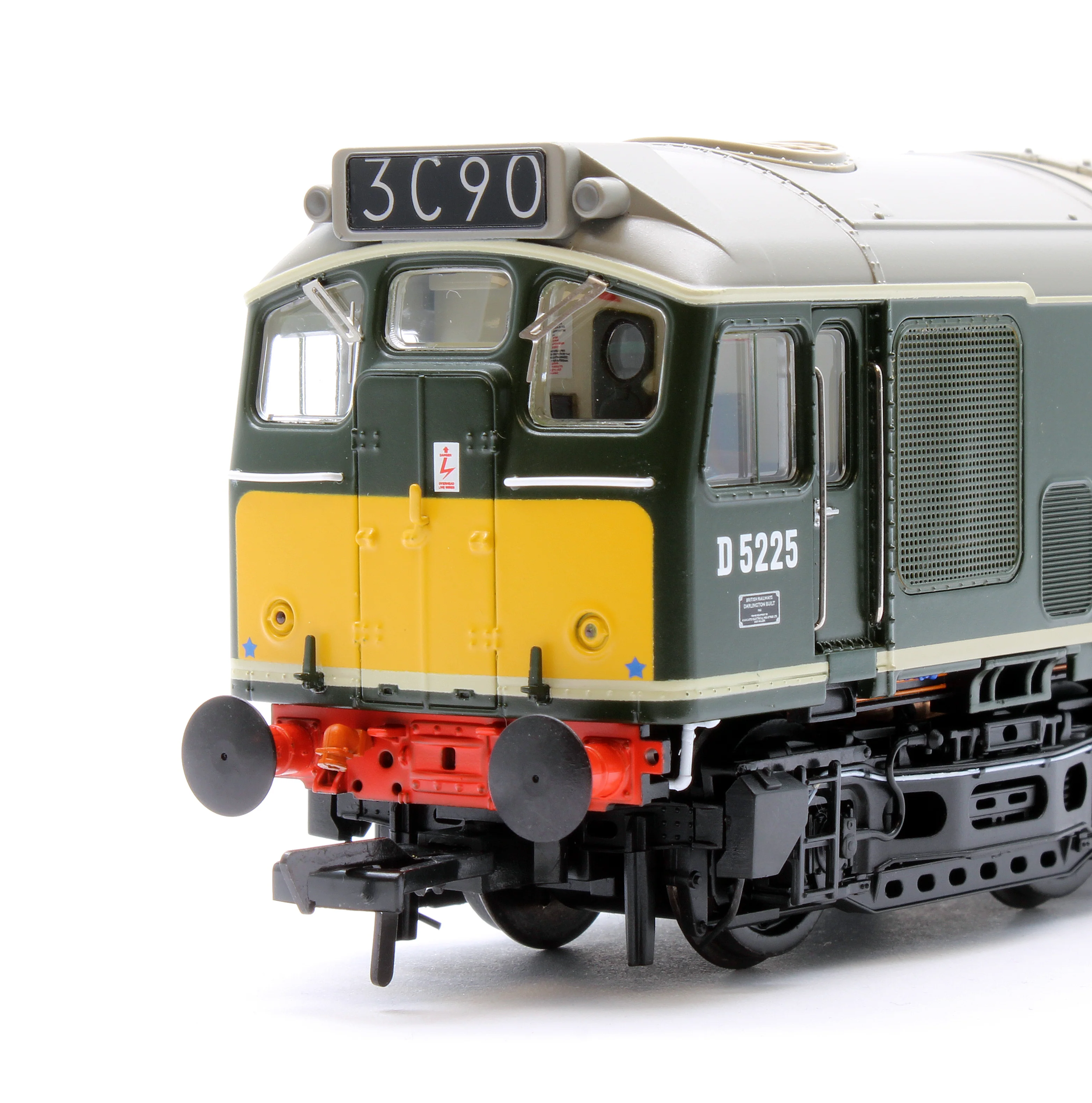 32-343 Class 25/1 D5225 BR Green (Small Yellow Panels) Diesel Locomotive - Image 6