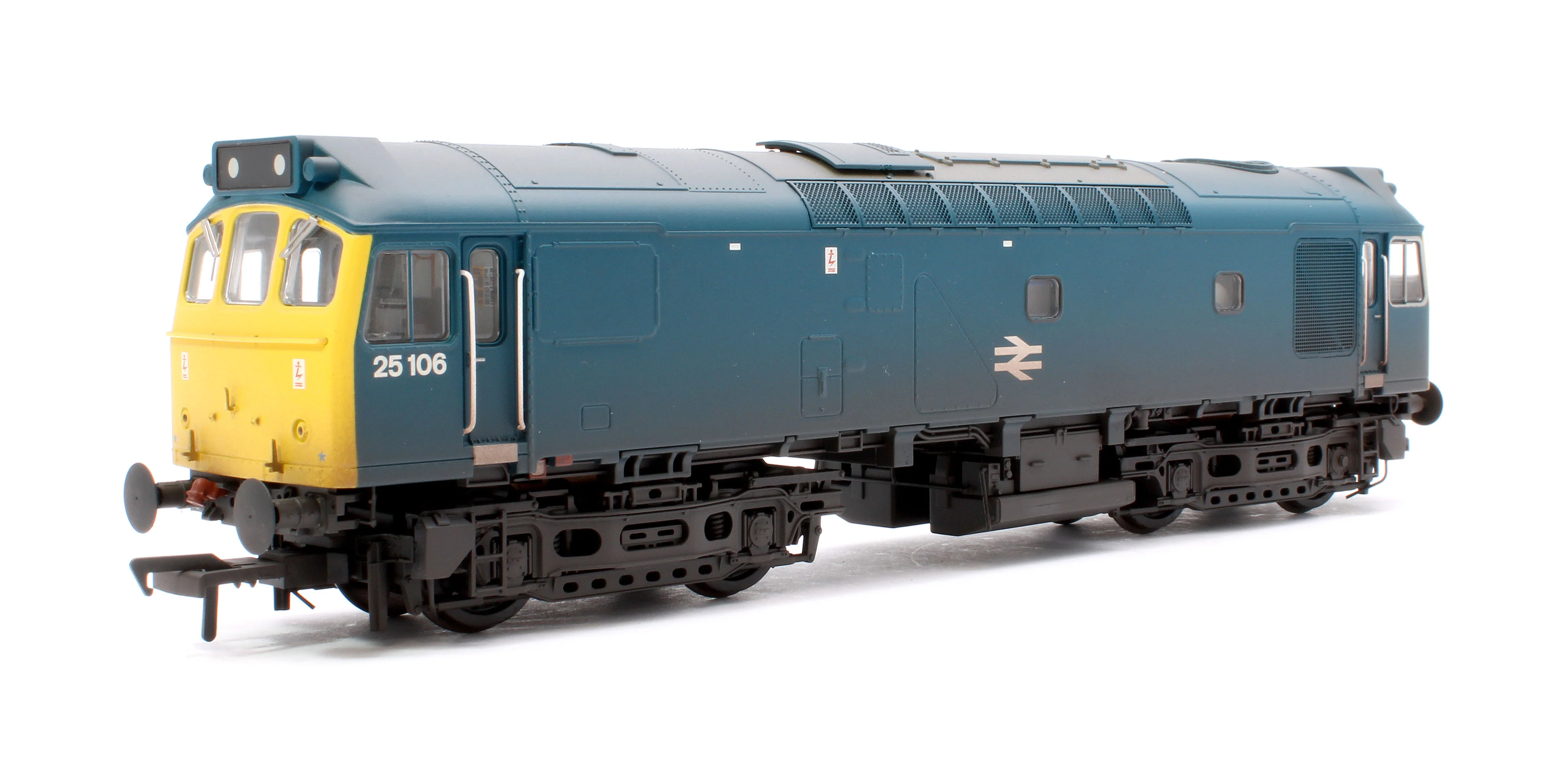 32-346SF Class 25/2 25106 BR Blue Diesel Locomotive - DCC Sound & Weathered - Image 3