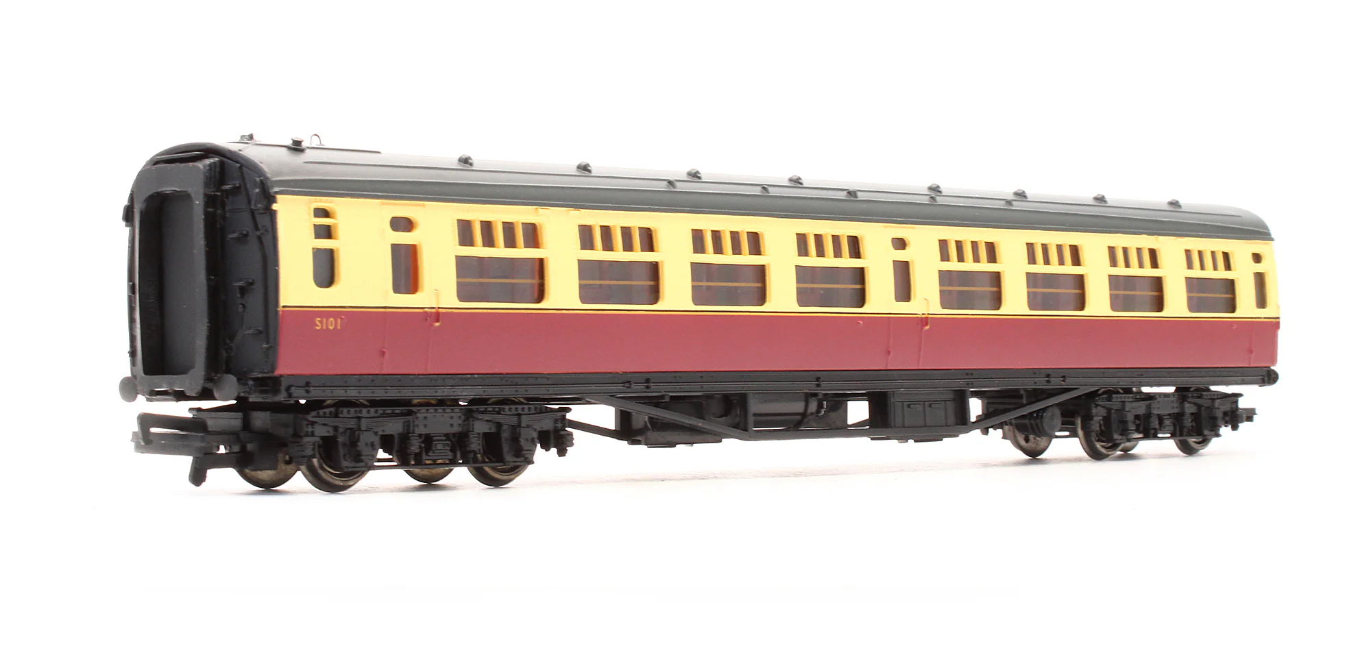 Pre-Owned 34-527 63ft Bulleid Corridor 2nd Coach BR Crimson & Cream 'S101' - Image 2