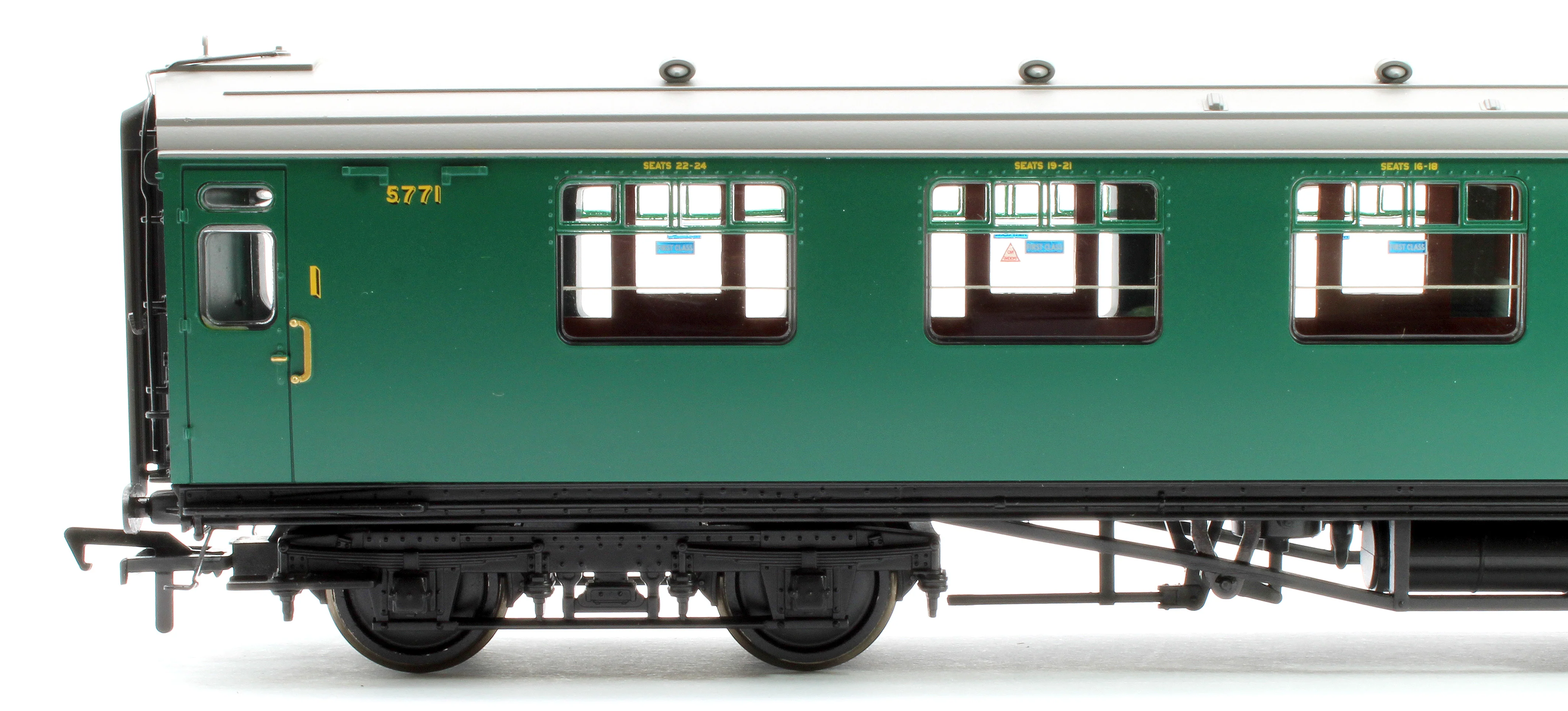 SR Bulleid Composite Corridor 10'' Vents SR Malachite Green No.5771 - Image 4