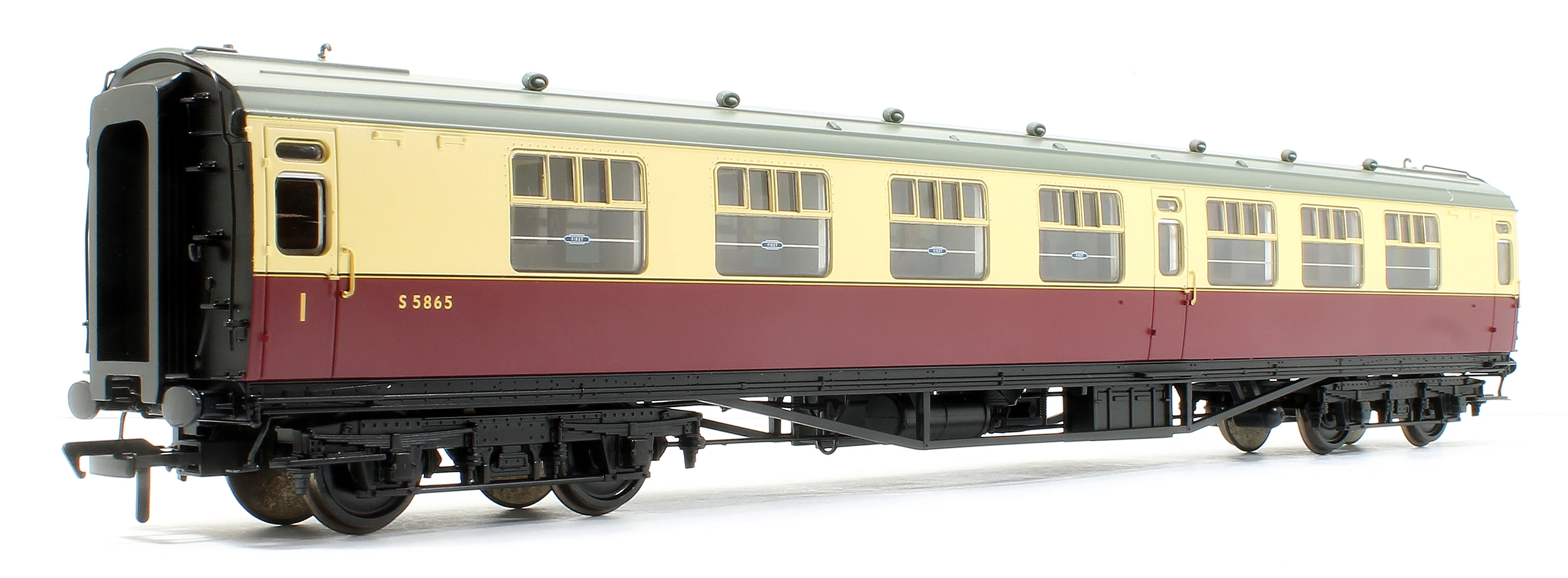 SR Bulleid Composite Corridor 15'' Vents BR Crimson & Cream No.S5865 - Image 2