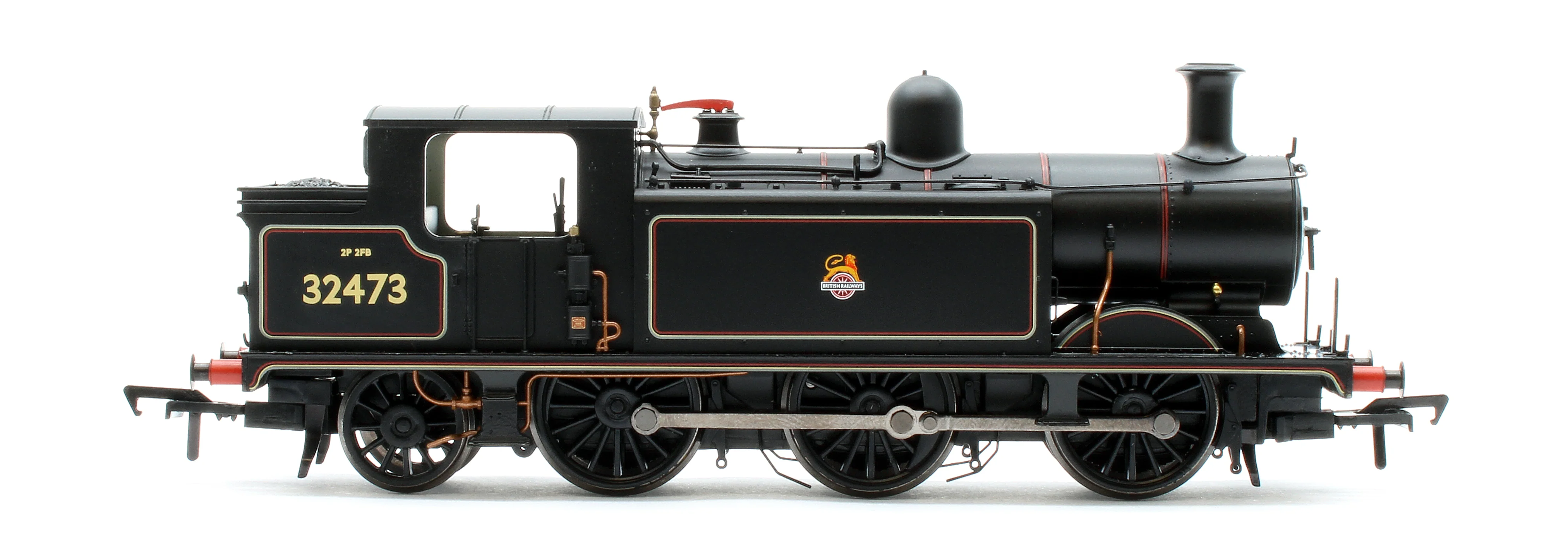 LB&SCR E4 Tank 32473 BR Lined Black (Early Emblem) Steam Locomotive - DCC Sound - Image 6