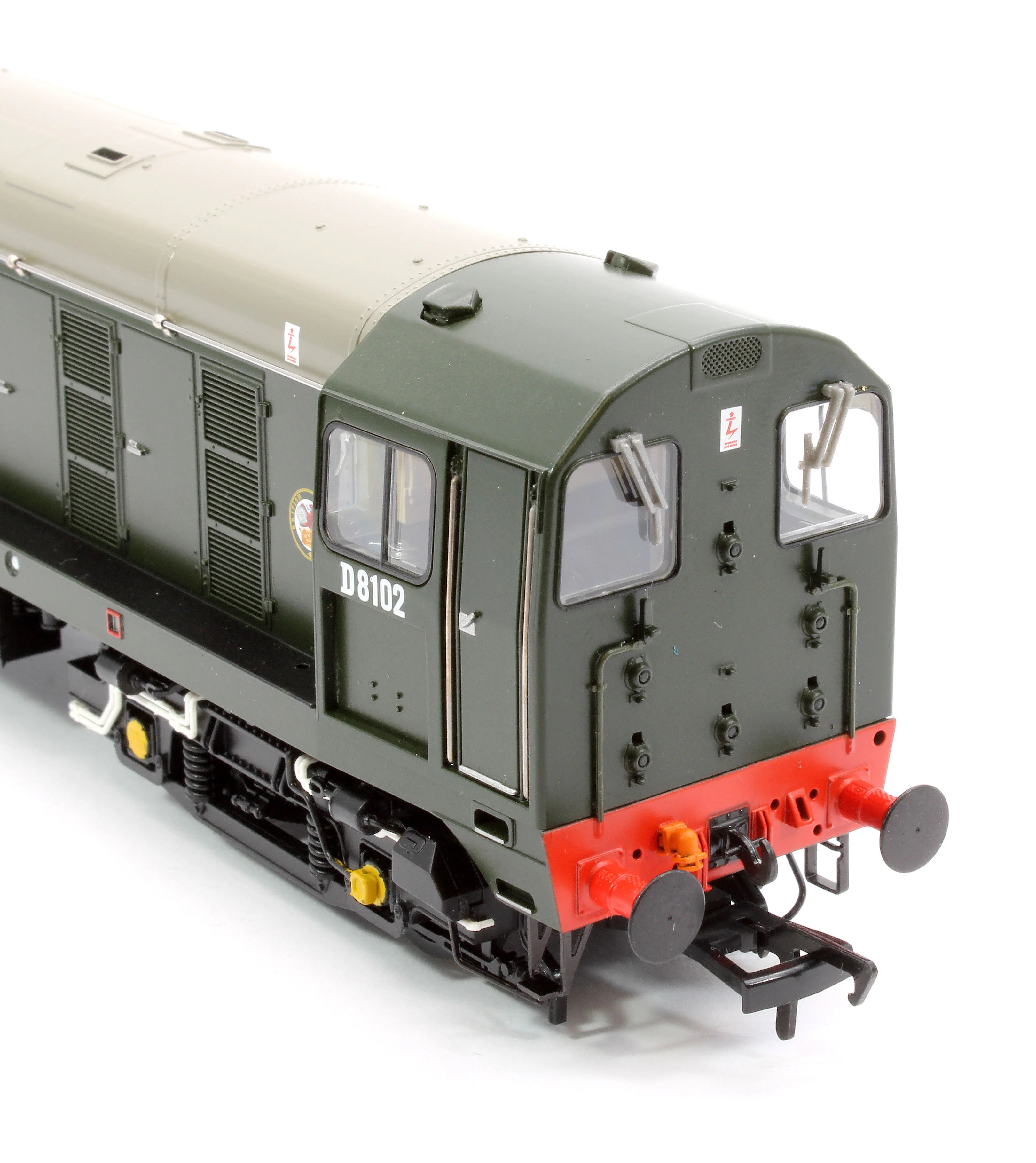 35-352ASF Class 20/0 Disc Headcode & Tablet Catcher D8102 BR Green (Roundel) Diesel Locomotive - Sound Fitted - Image 9