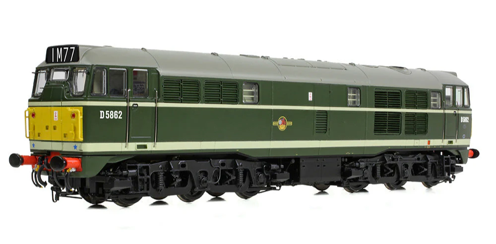 Class 30 D5862 BR Green (Small Yellow Panels) Diesel Locomotive - Image 4