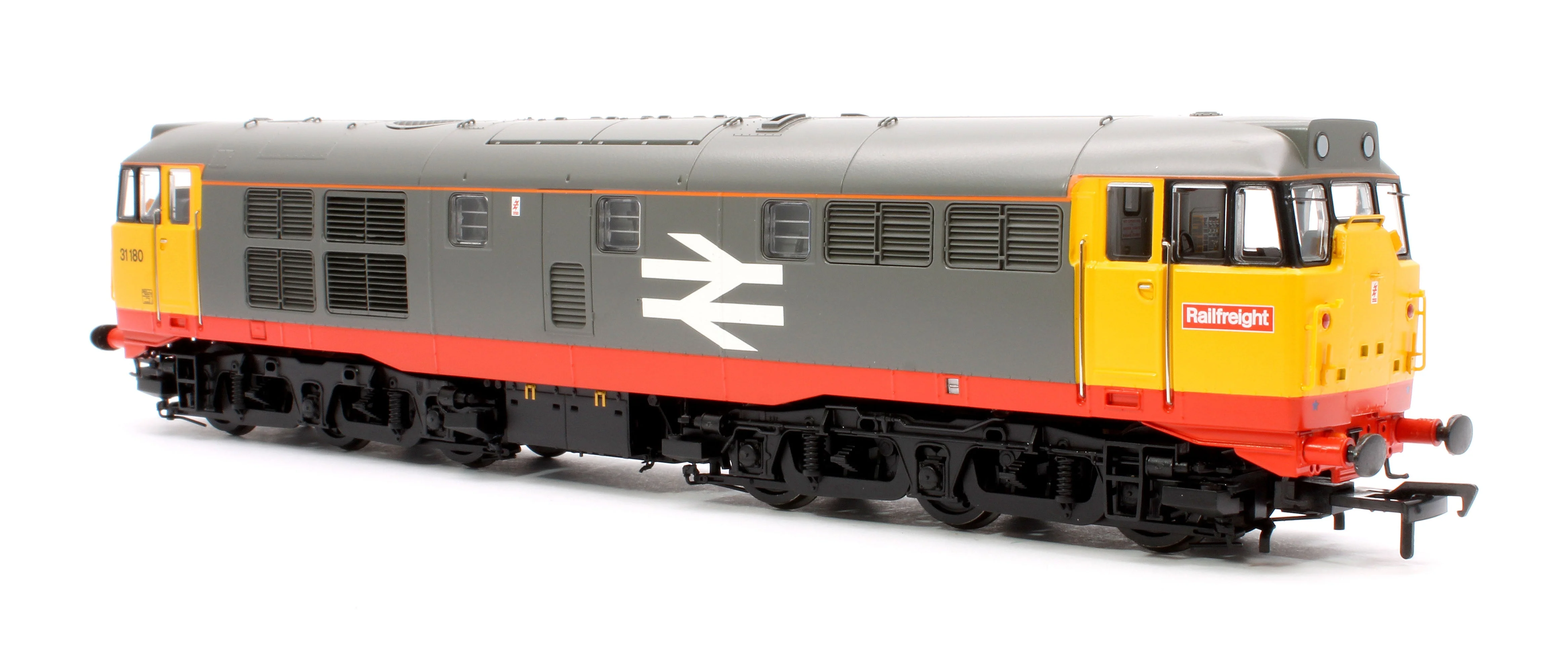 Pre-Owned 35-821SFX Class 31/1 Refurbished 31180 BR Railfreight (Red Stripe) Diesel Locomotive - DCC Sound Deluxe - Image 2