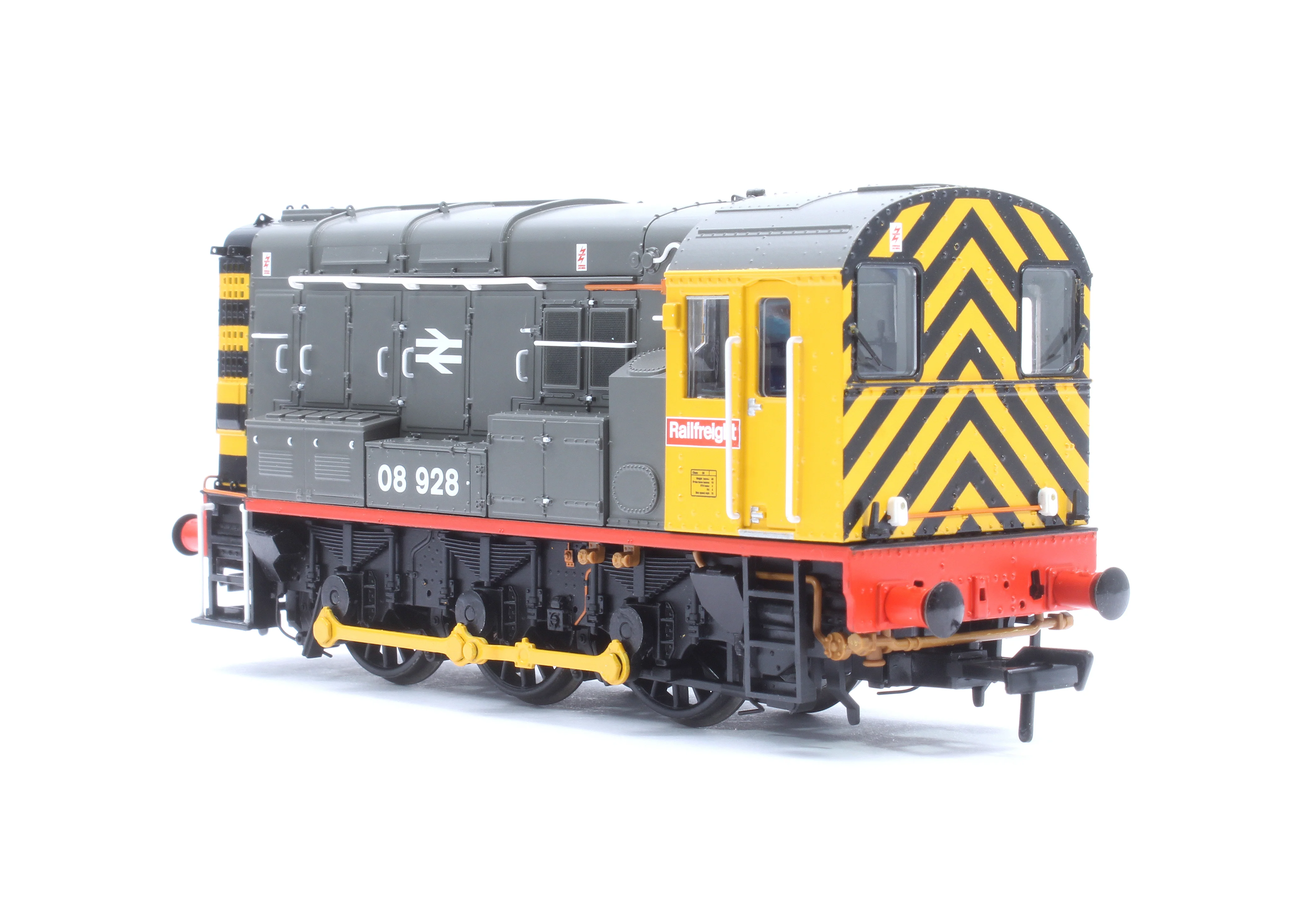 Class 08 08928 BR Railfreight (Red Stripe) Diesel Locomotive - Image 2