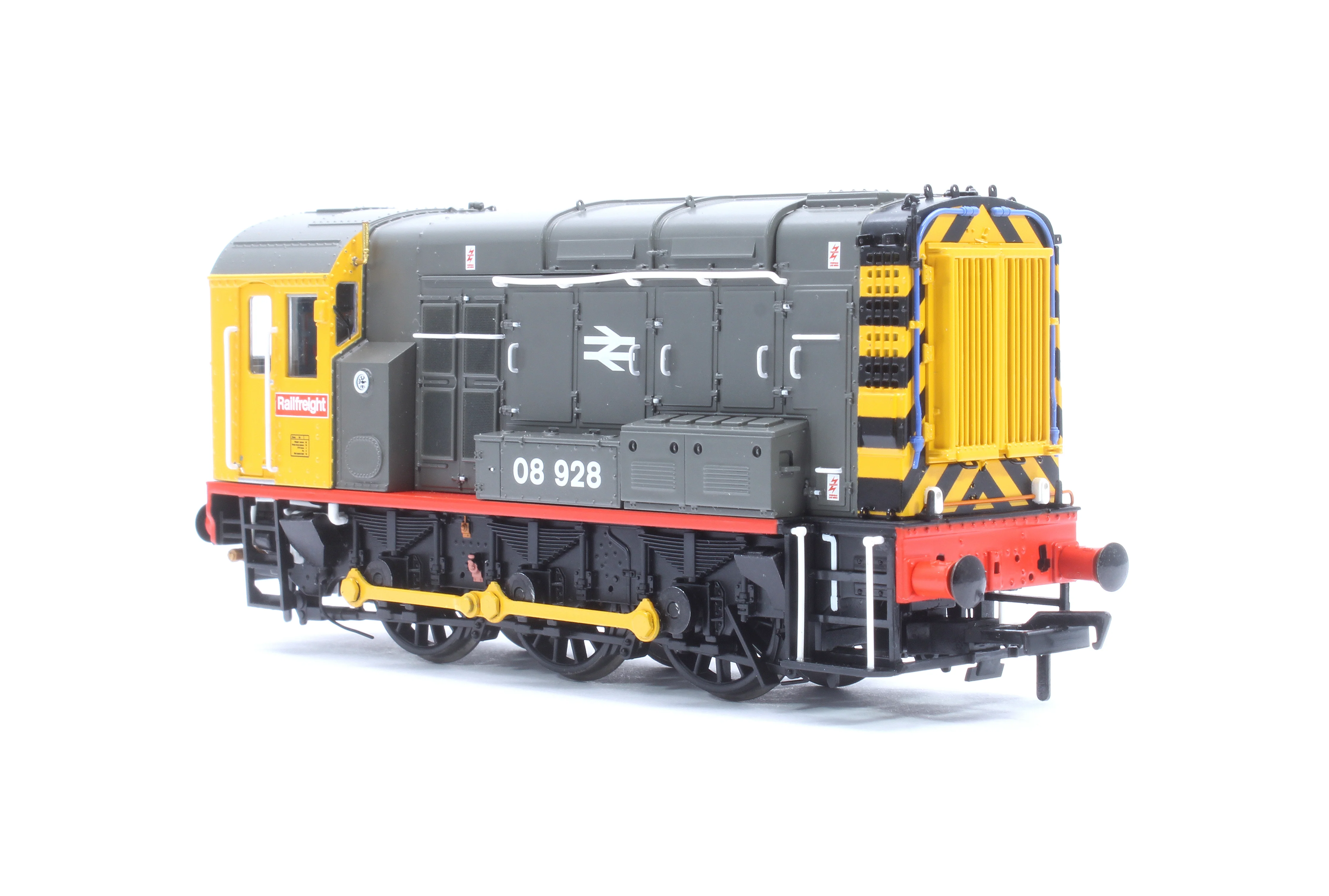 Class 08 08928 BR Railfreight (Red Stripe) Diesel Locomotive - Image 4