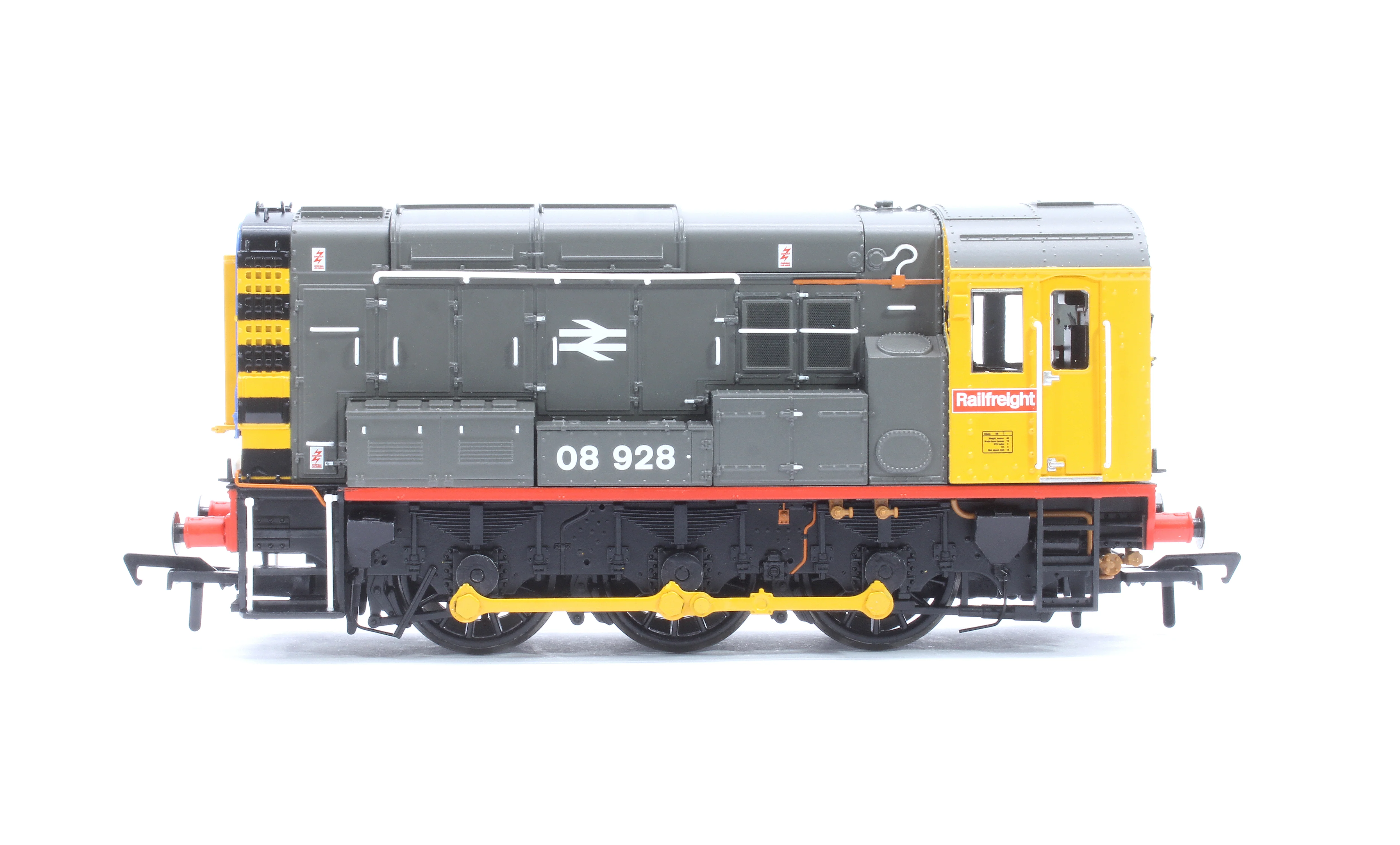 Class 08 08928 BR Railfreight (Red Stripe) Diesel Locomotive - Image 6