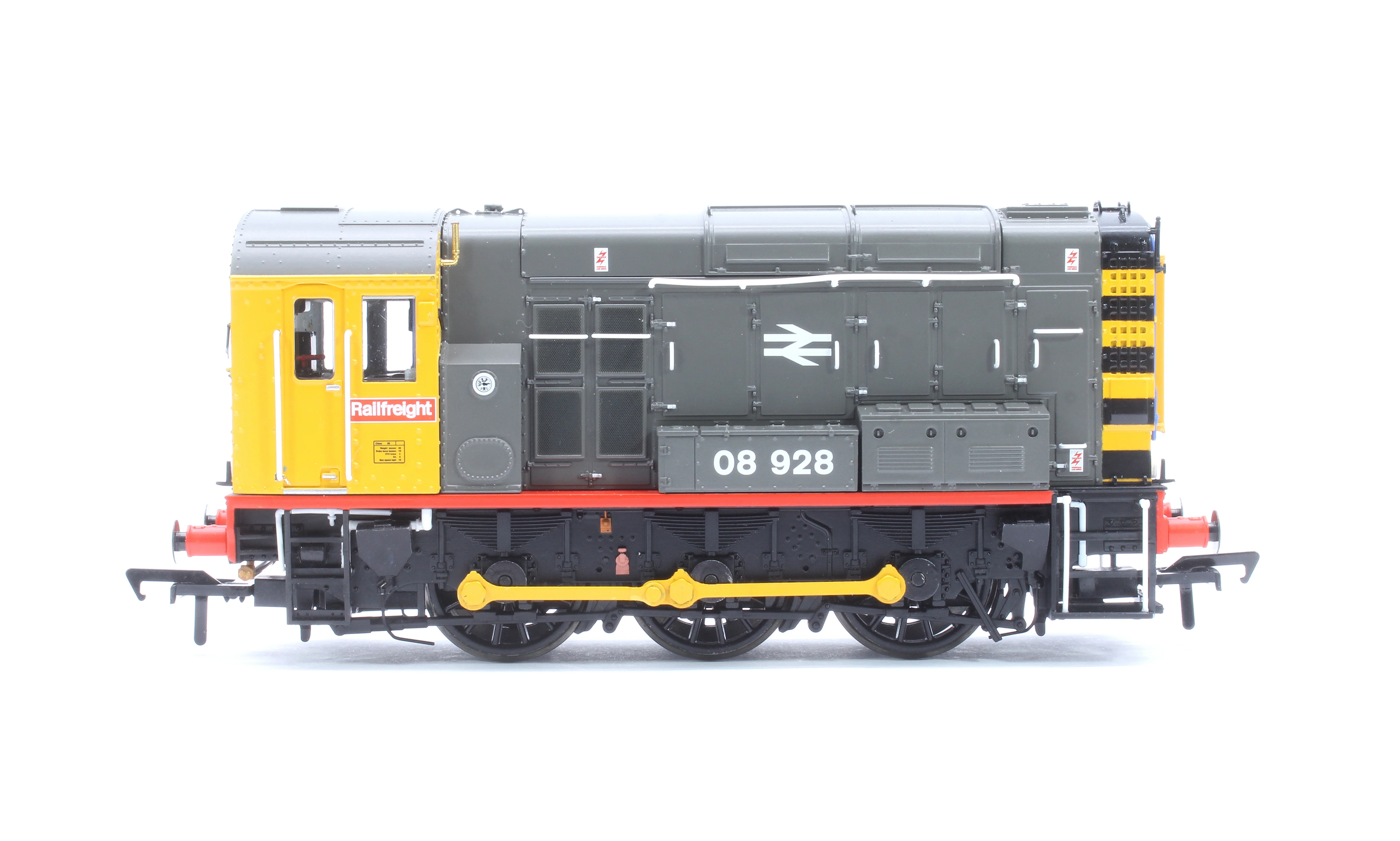 Class 08 08928 BR Railfreight (Red Stripe) Diesel Locomotive - Image 7