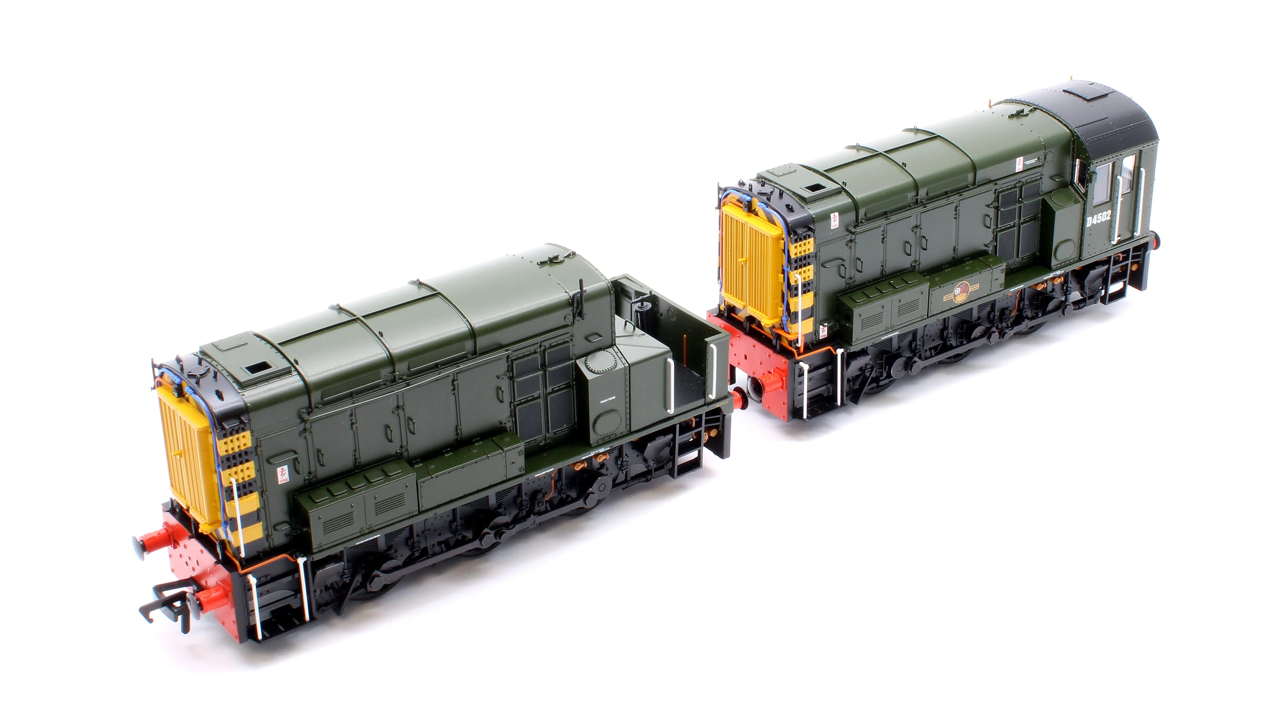 Pre-Owned 35-945 Class 13 D4502 BR Green (Wasp Stripes) Diesel Locomotive - Image 9