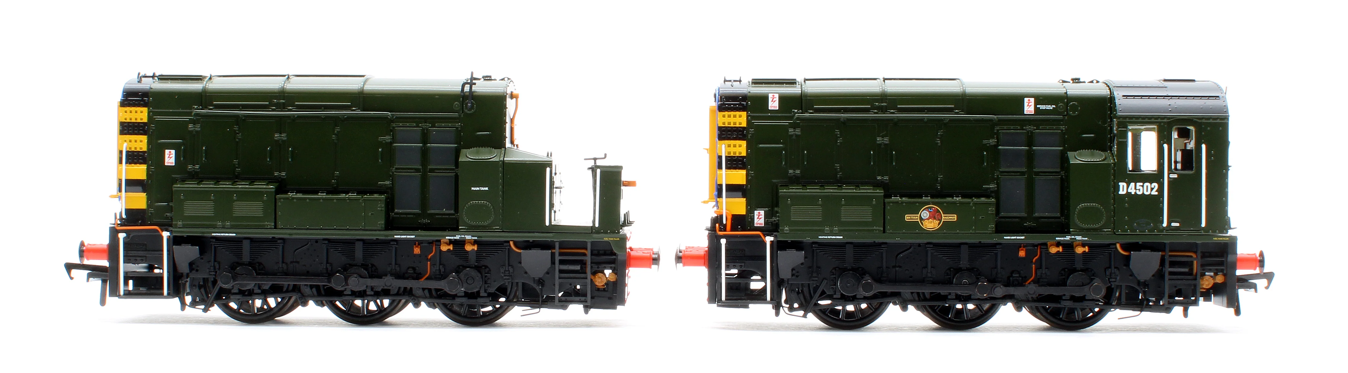 Class 13 D4502 BR Green (Wasp Stripes) Diesel Locomotive - DCC Sound - Image 5