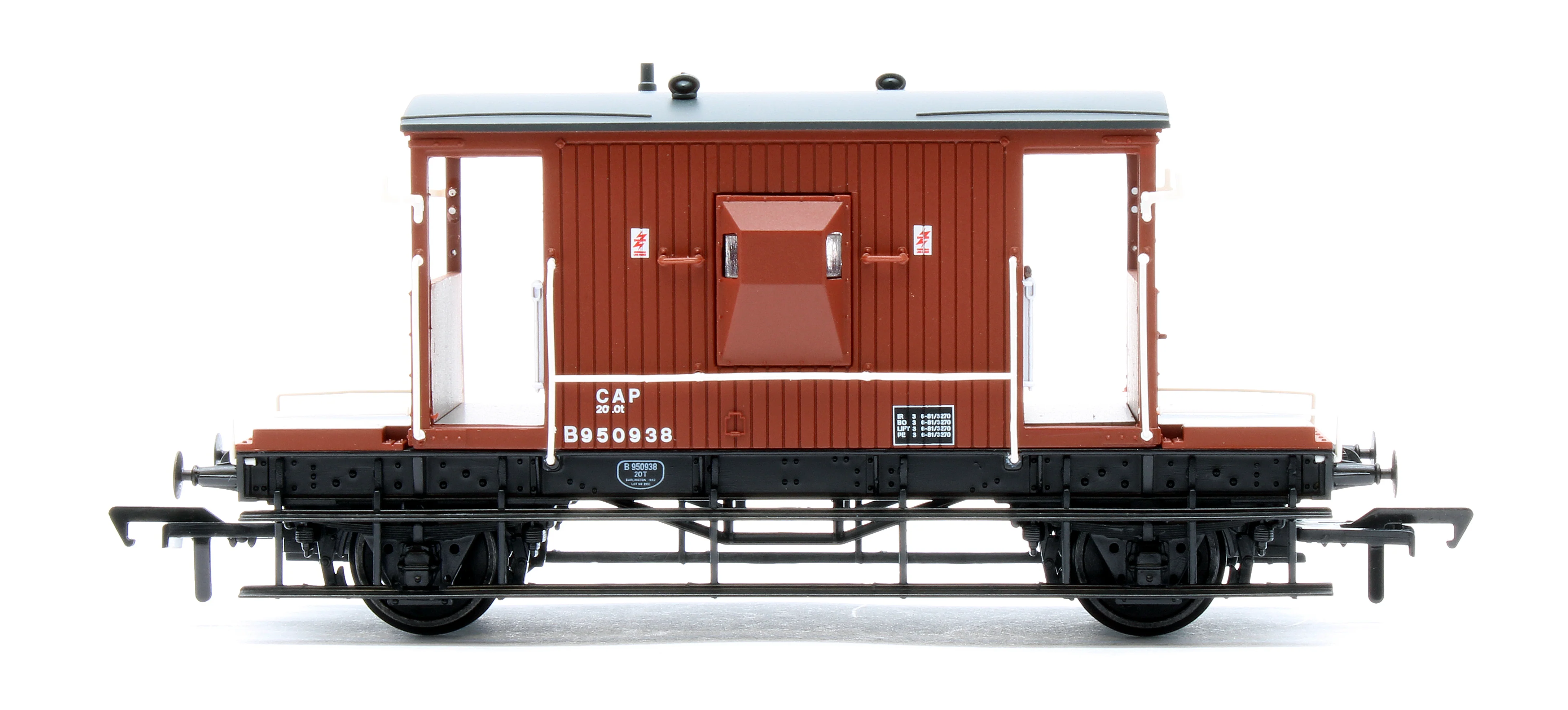 37-532A BR 20T Brake Van BR Bauxite (TOPS) B950938 - Image 3