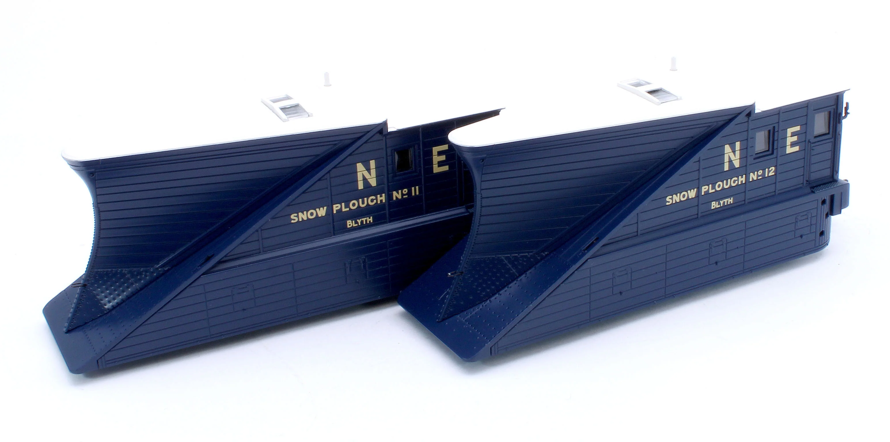 Pair of 2 NER Snowploughs 11 & 12 LNER Blue