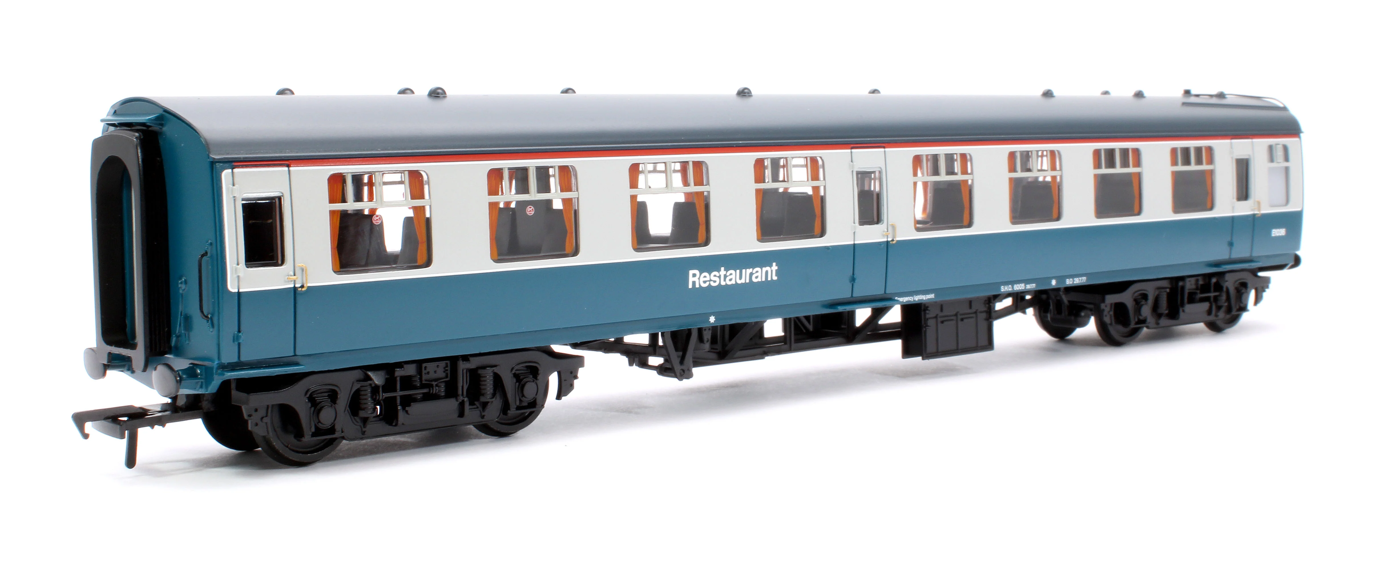 39-255 BR Mk1 RUO Restaurant Unclassified Open BR Blue & Grey E1036