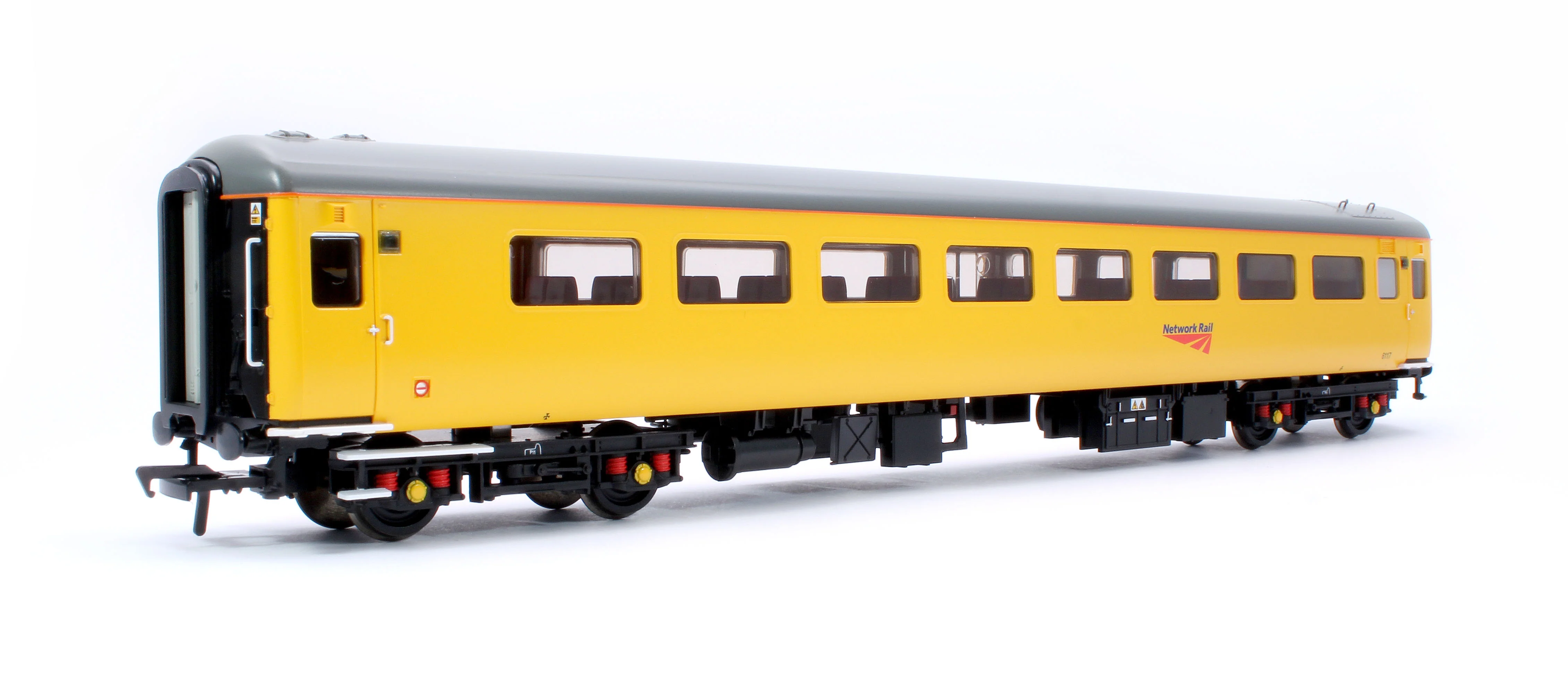 BR Mk2F ex-TSO Staff Coach Network Rail Yellow No.6117 - Image 3